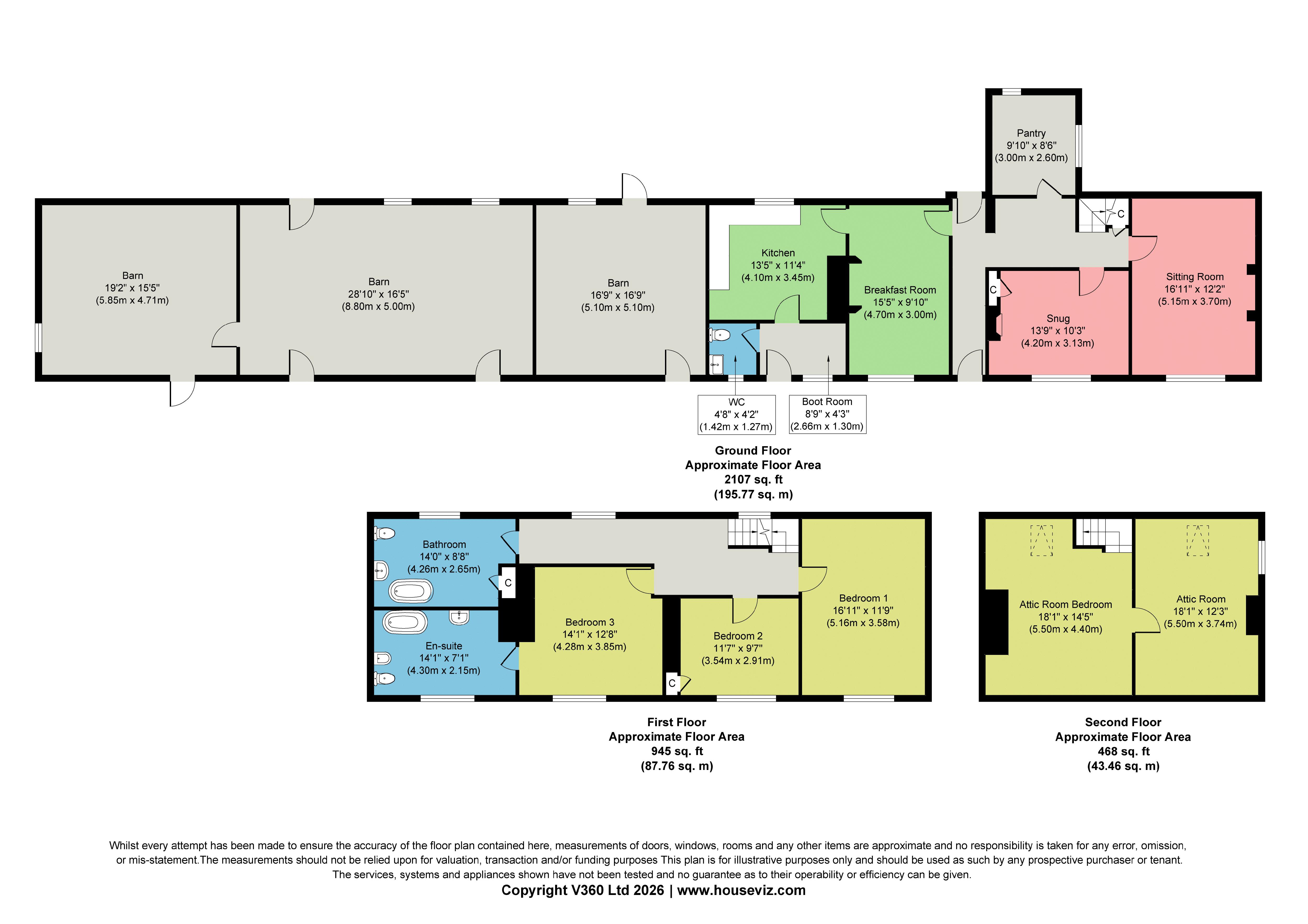 Sunnyside Farm, Whitby floorplan