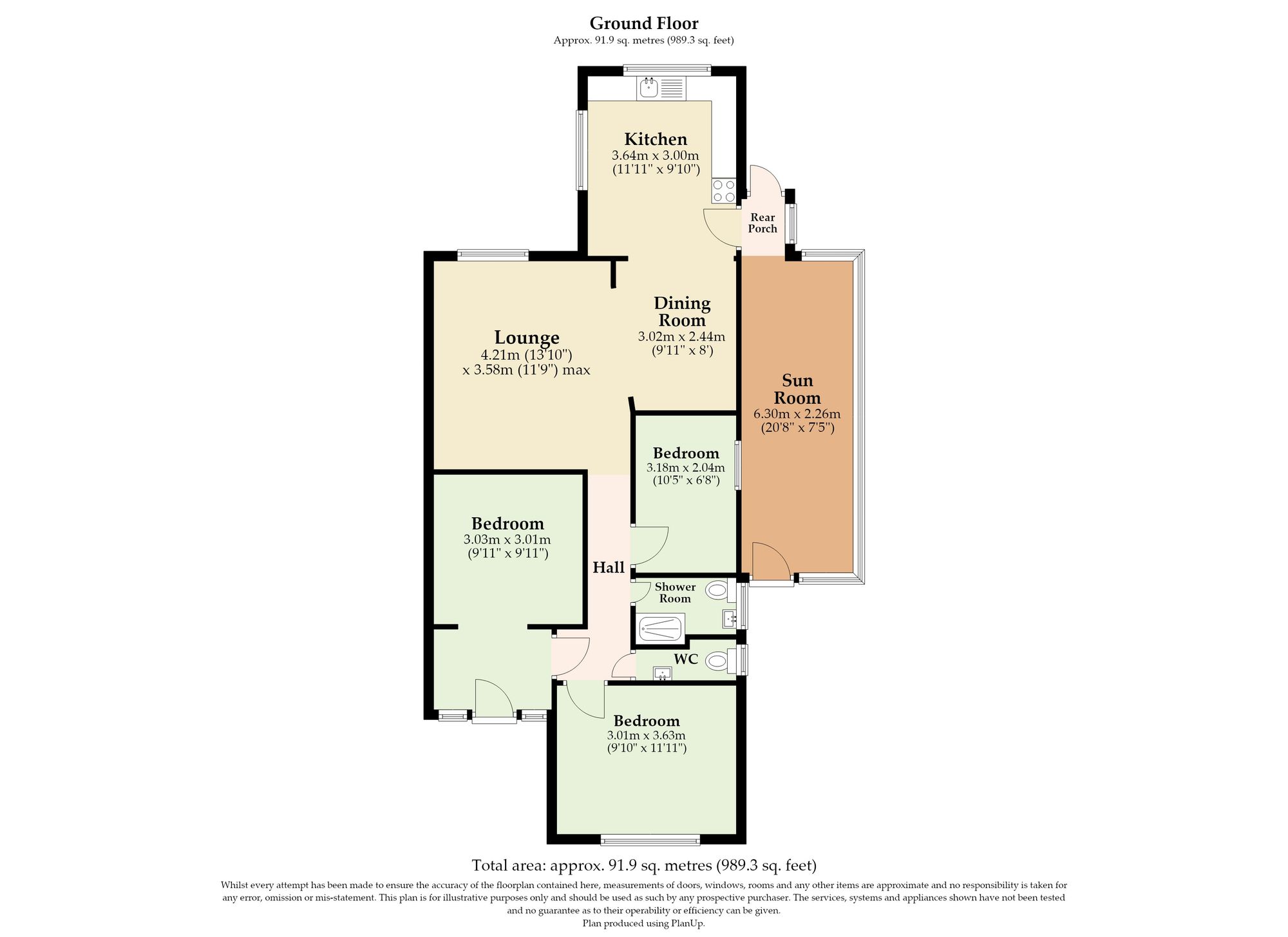 27 Links Close, Great Yarmouth floorplan