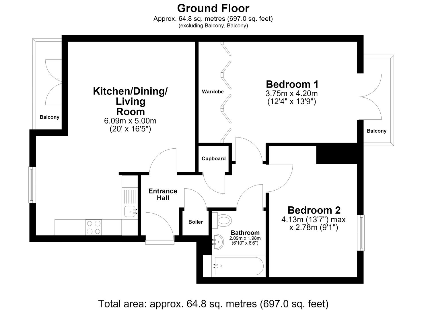 31, Badgerdale Way, Derby floorplan