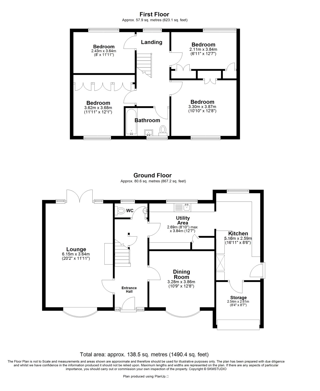 1, Hampden Way, Hertfordshire floorplan