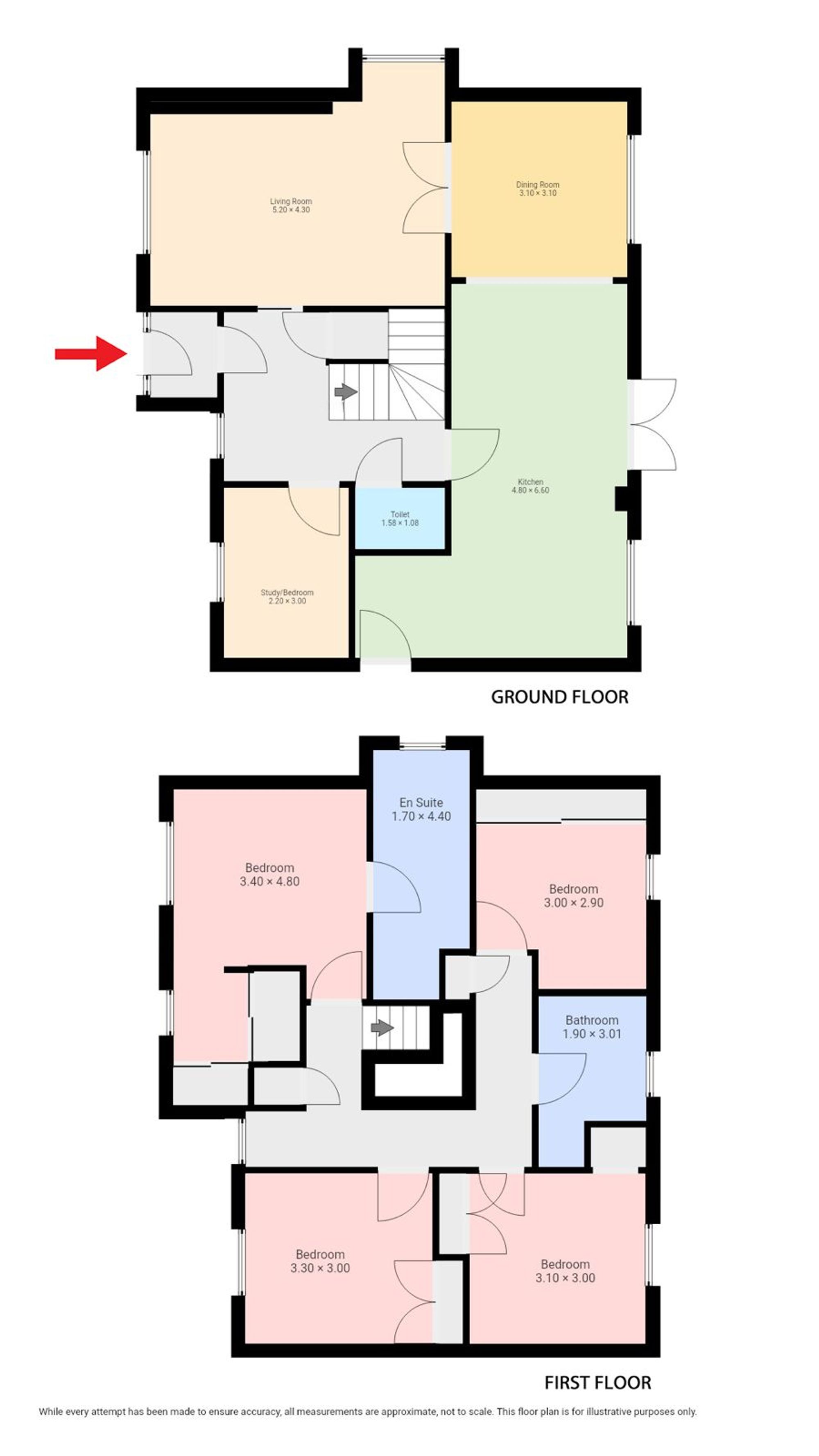 46 Victoria Road, Paisley floorplan