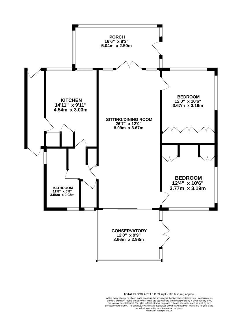 242, The Parade, New Romney floorplan