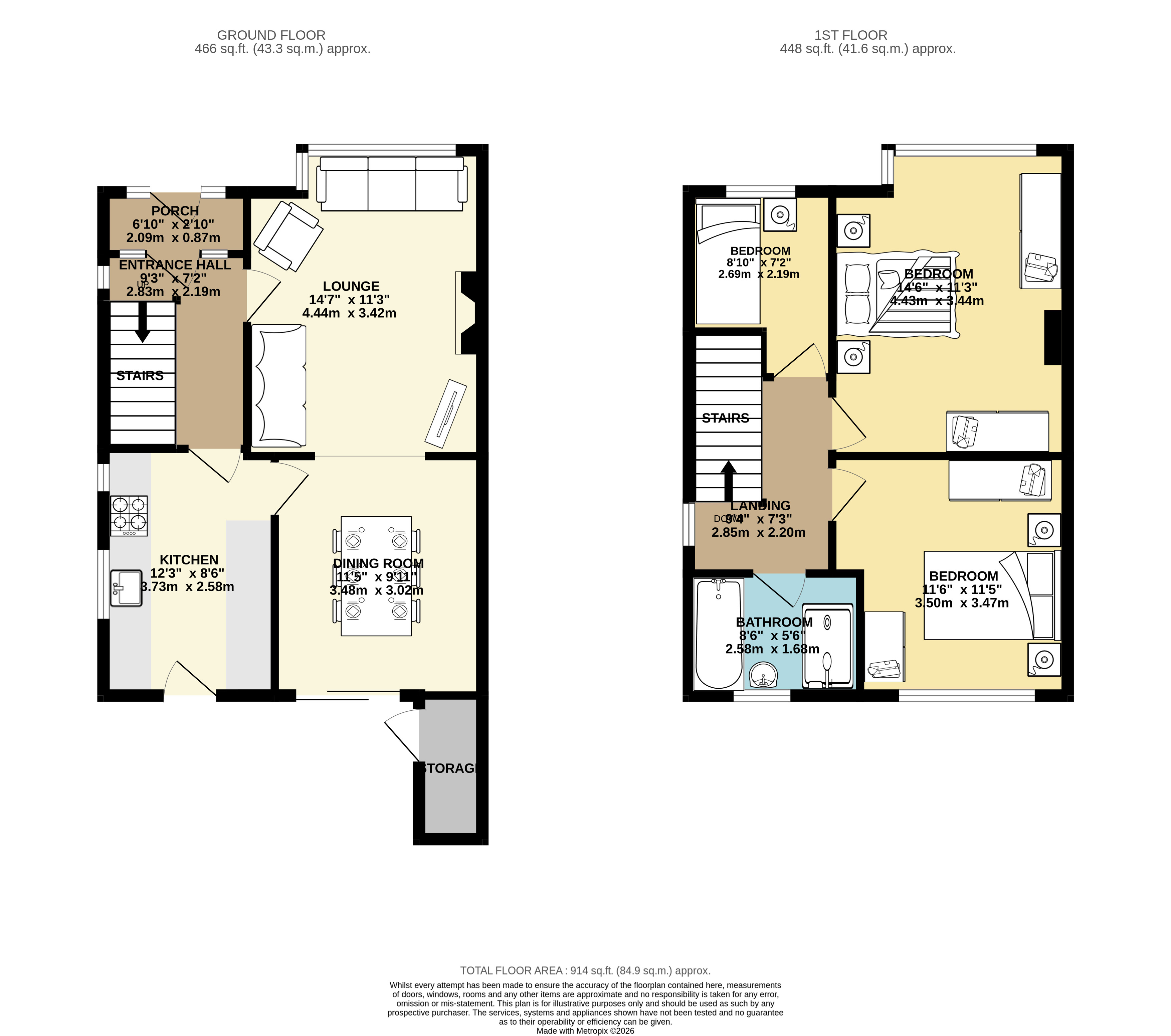 46, Greenleafe Avenue, Doncaster floorplan