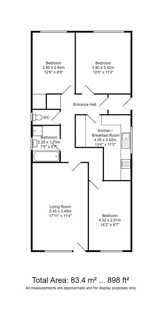 39, Rowe Avenue, Peacehaven floorplan