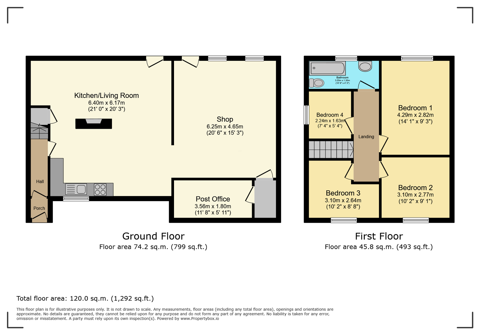 Post Office, High Street, Melksham floorplan