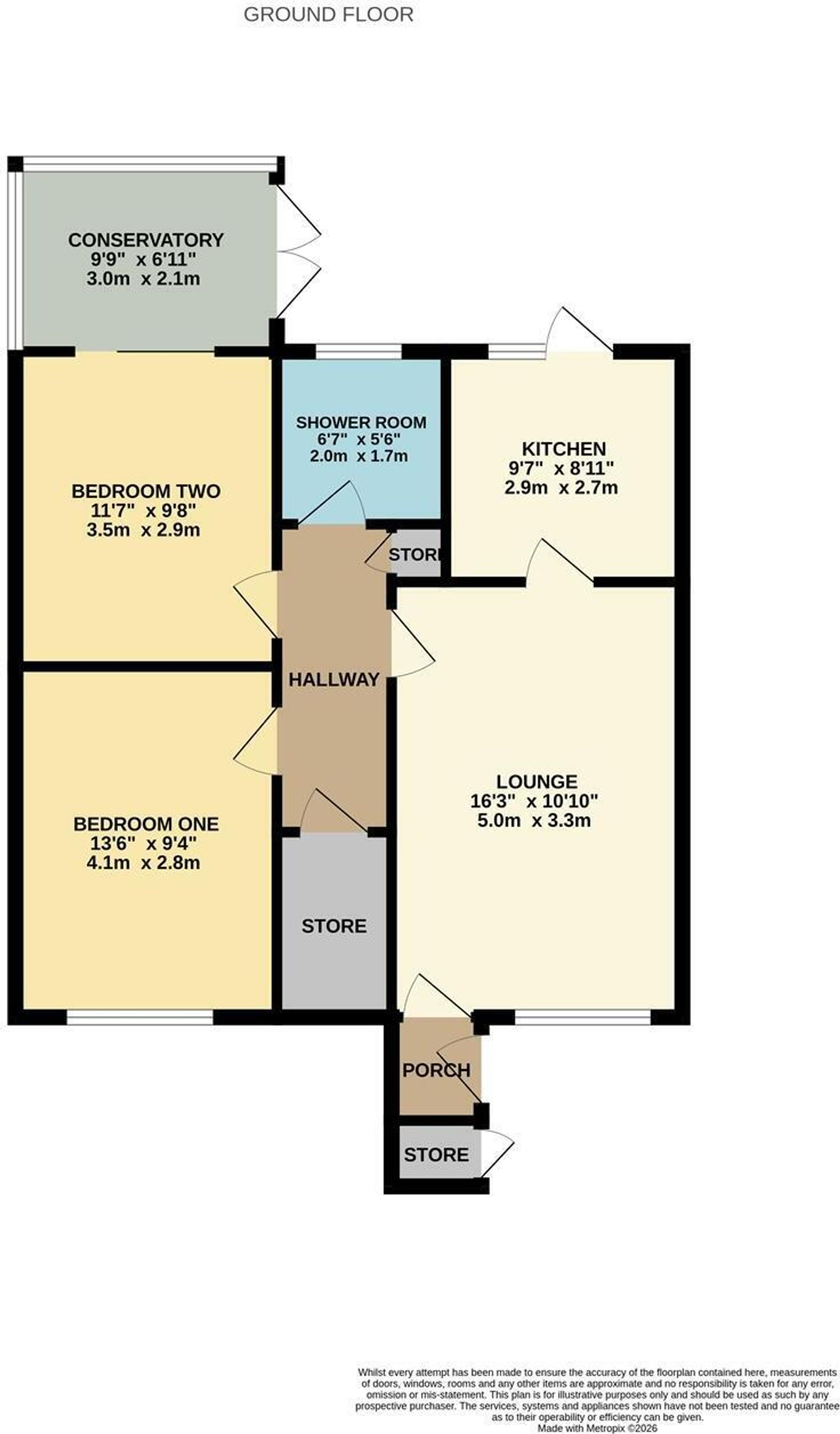 92 Selby Close, Birmingham floorplan