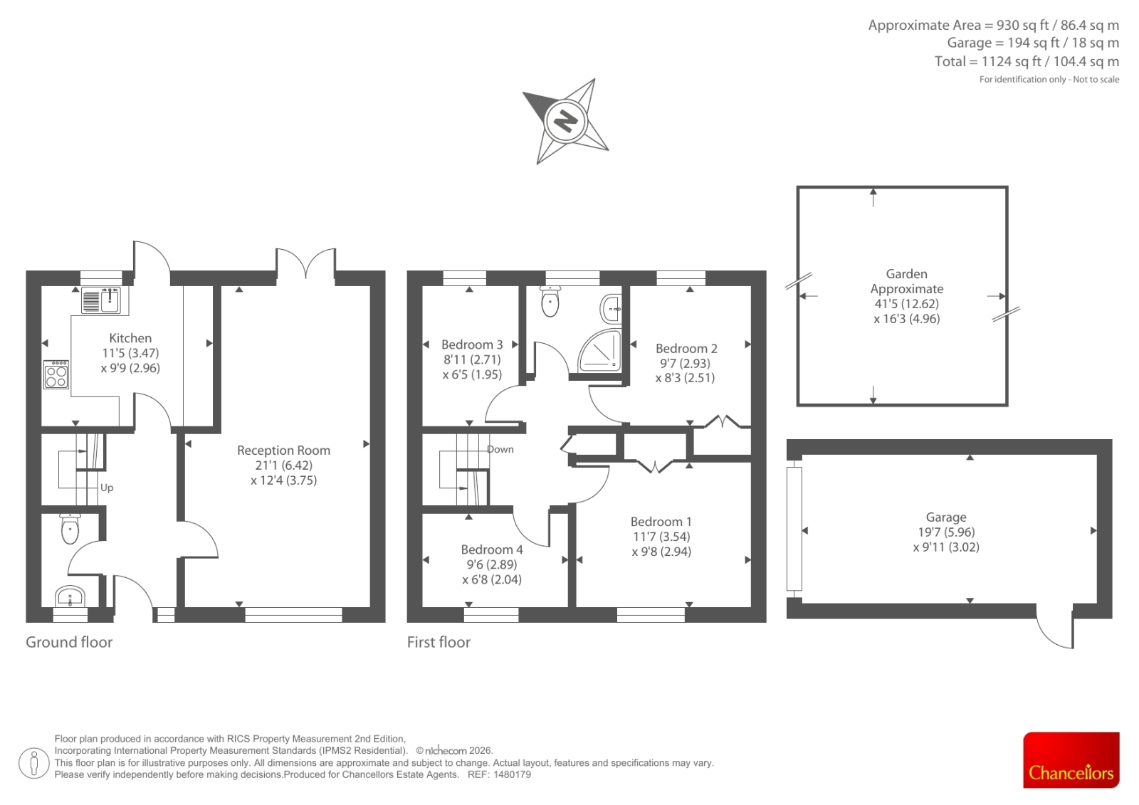 1, Rawson Close, Oxford floorplan