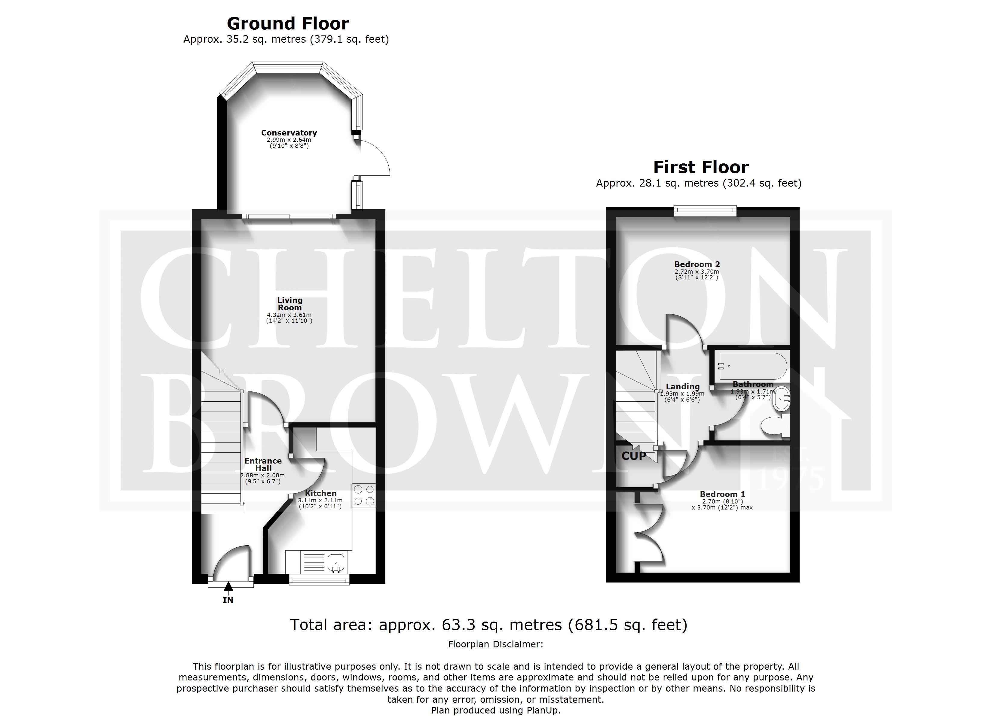 3, Colmar Close, Northants floorplan