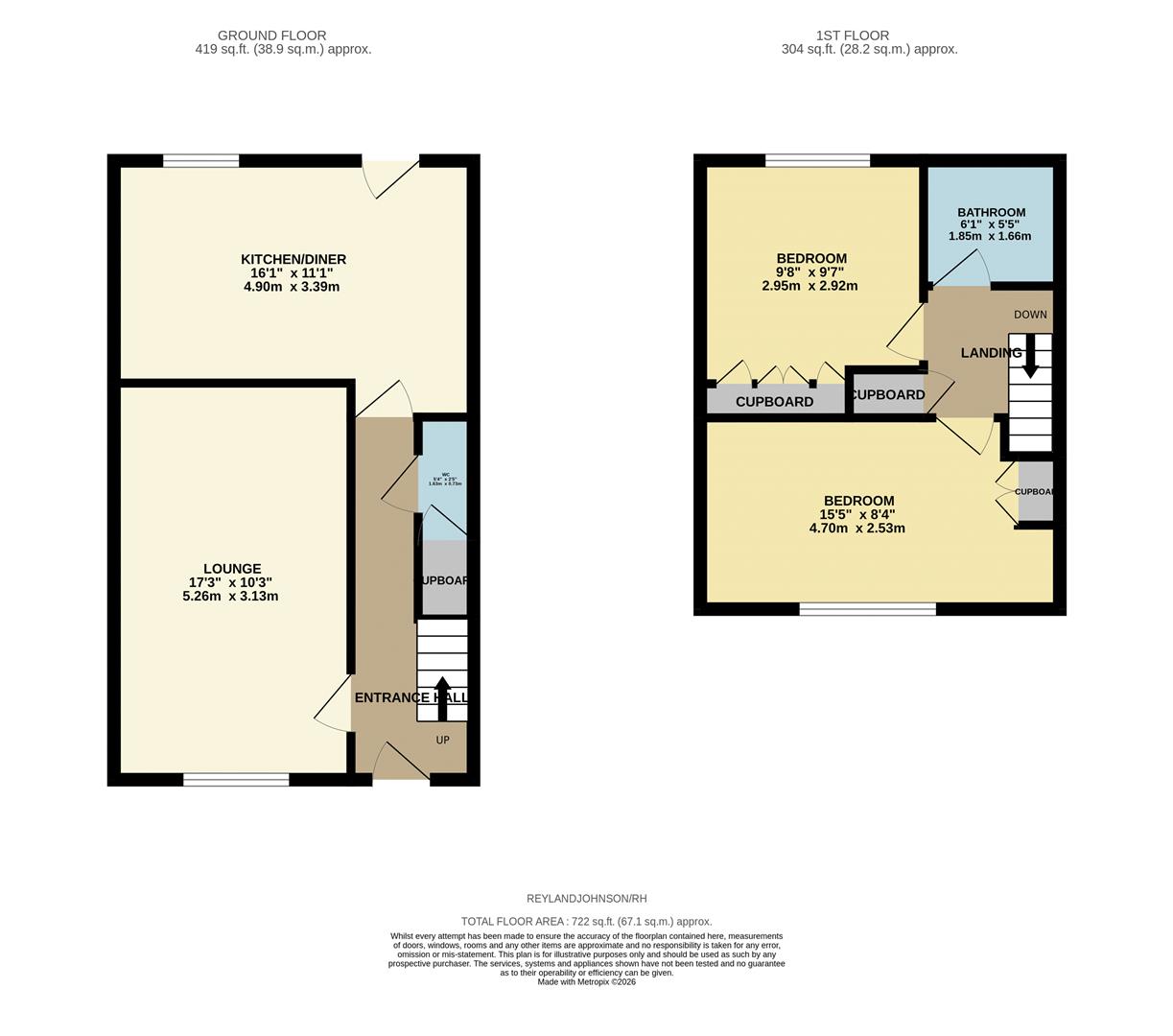 Rundells, Harlow floorplan