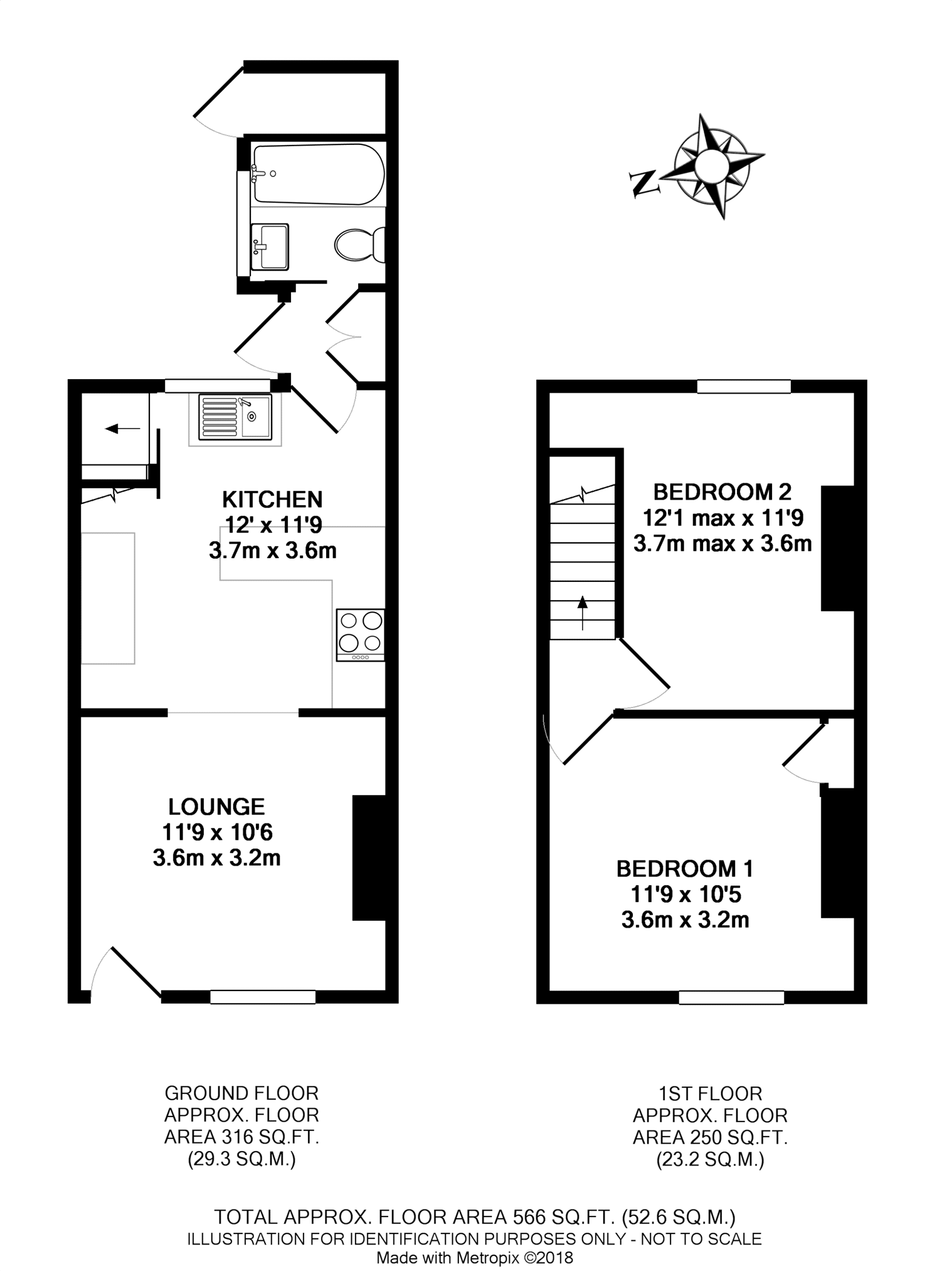 2 Bedrooms Terraced house to rent in Albany Street, York YO26