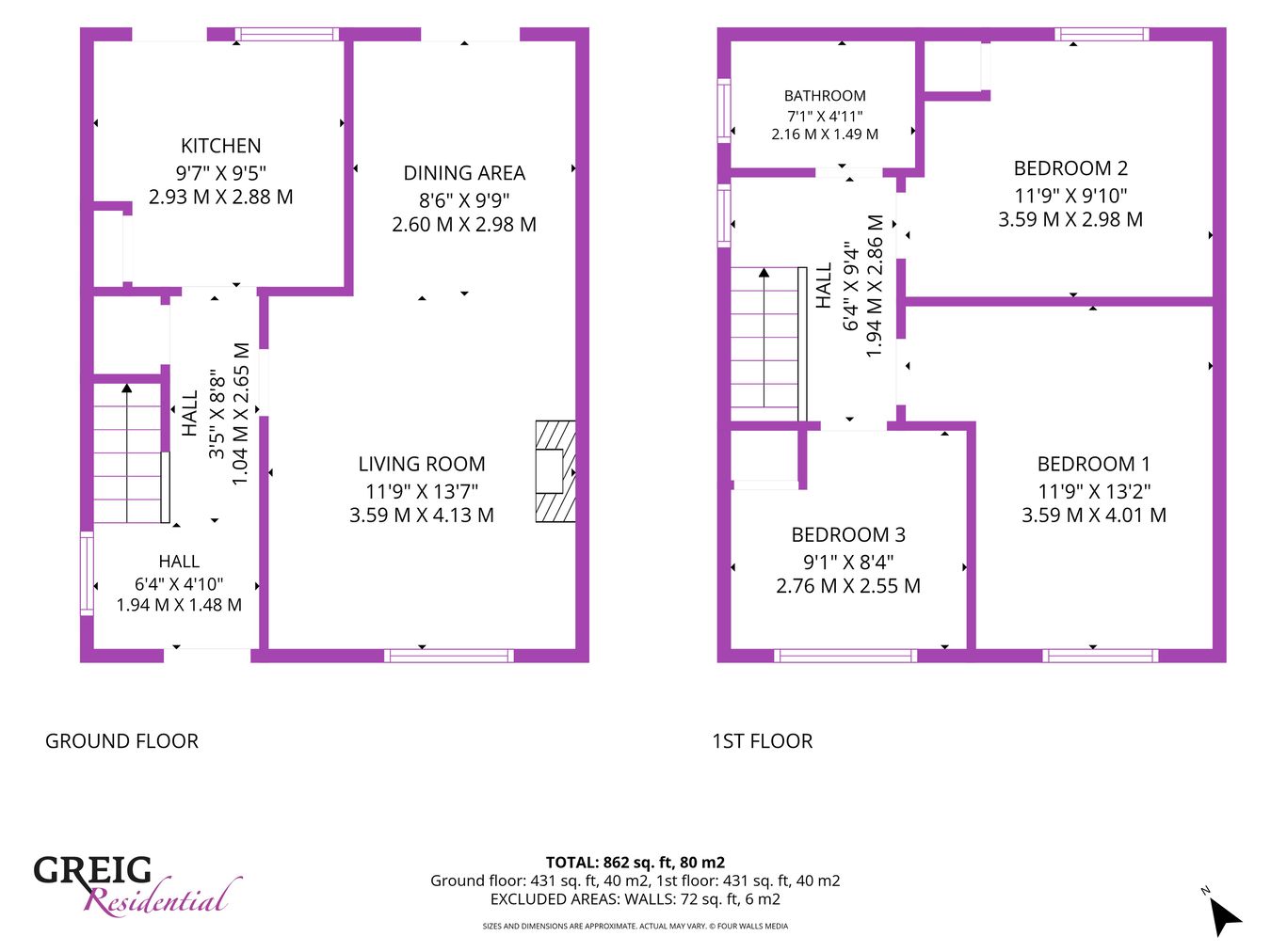 4, Craigie Place, Kilmarnock floorplan