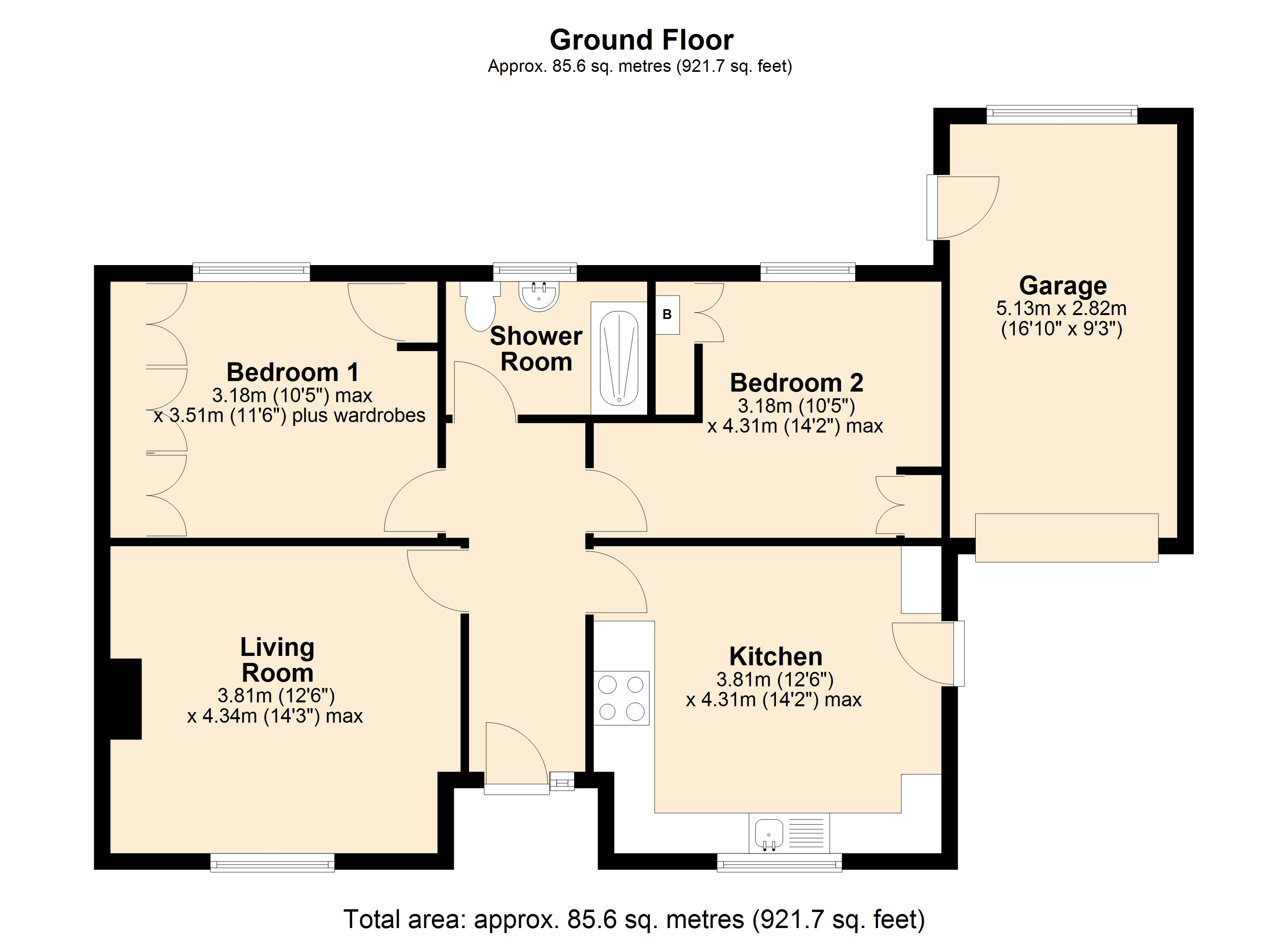 9, Frampton Court, Wiltshire floorplan