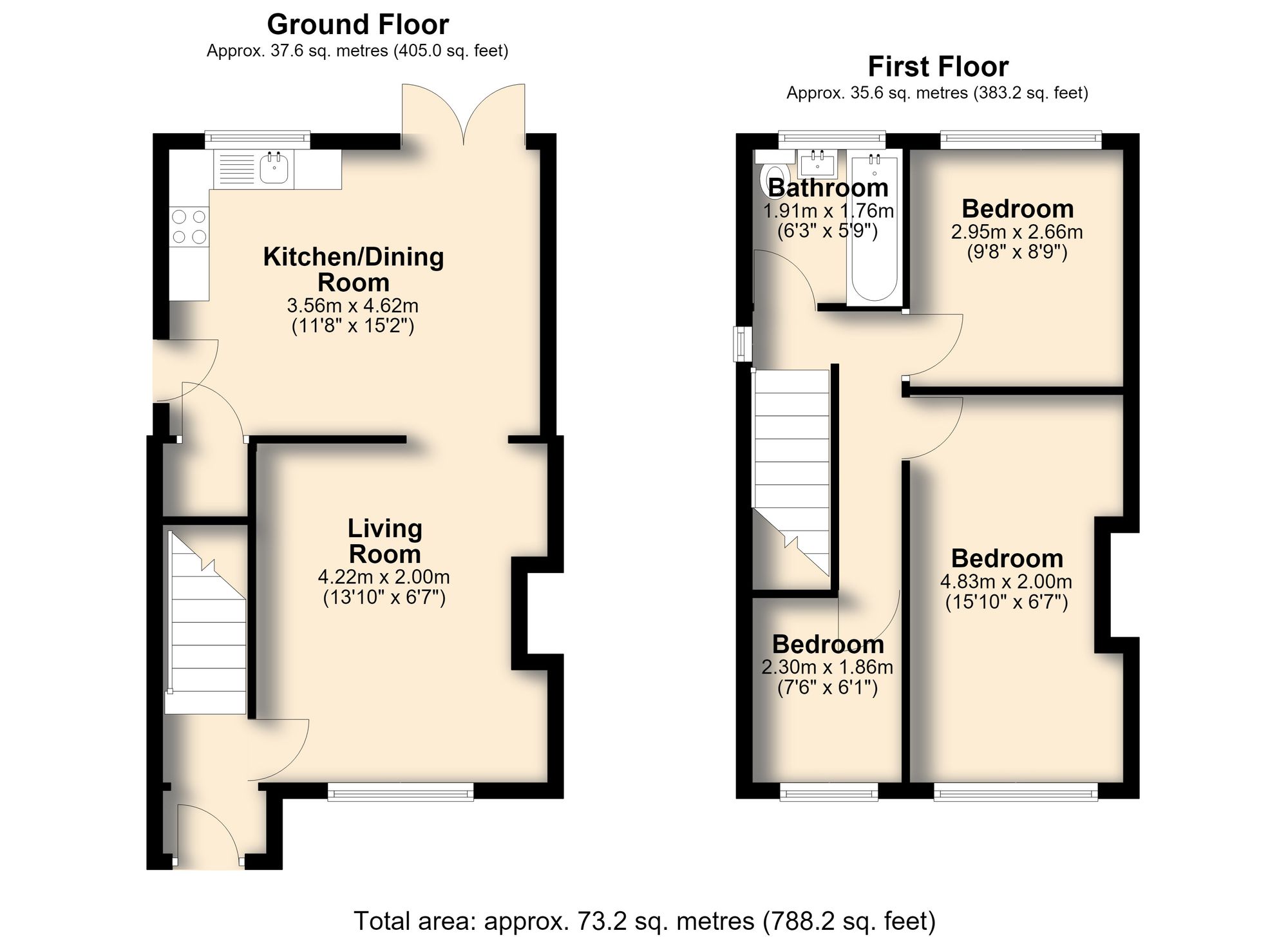 115 Stubley Lane, Dronfield floorplan