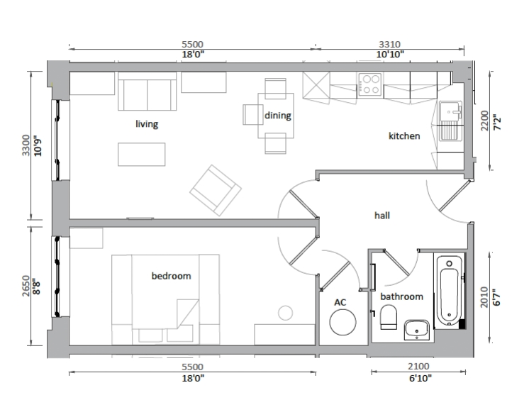 Digbeth Square, Birmingham floorplan