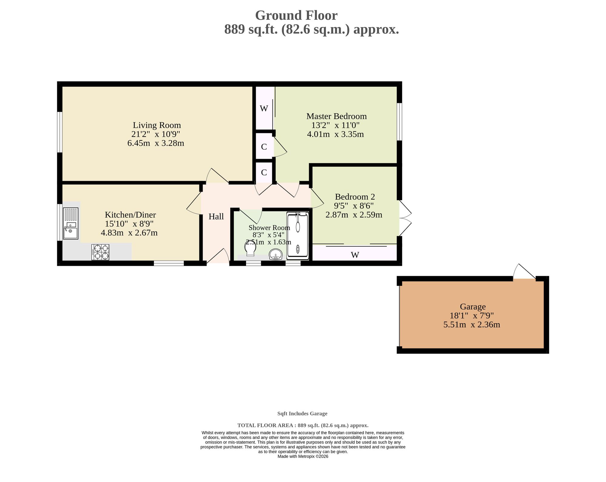 9 Copeman Road, Diss floorplan