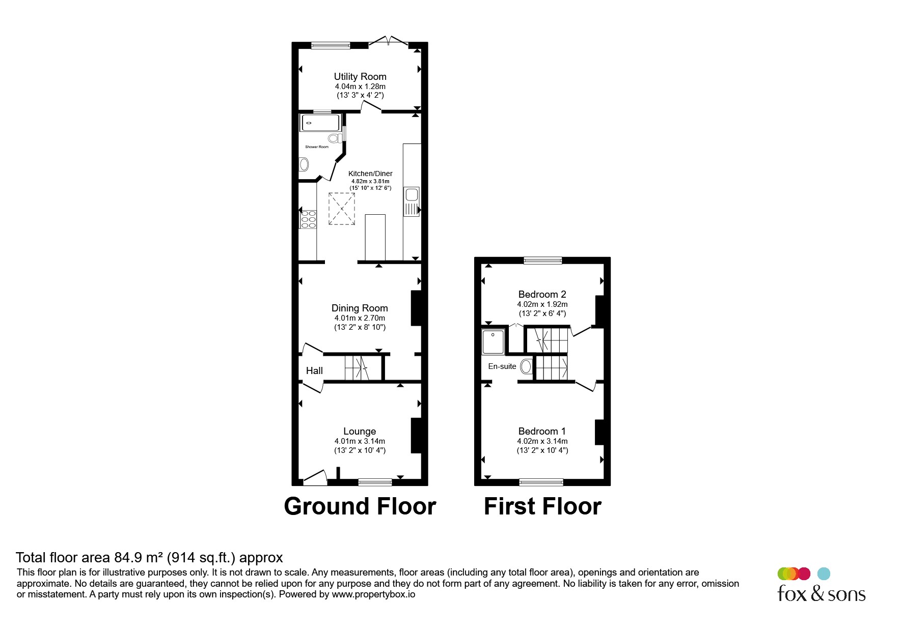 14, Harcourt Road, Gosport floorplan