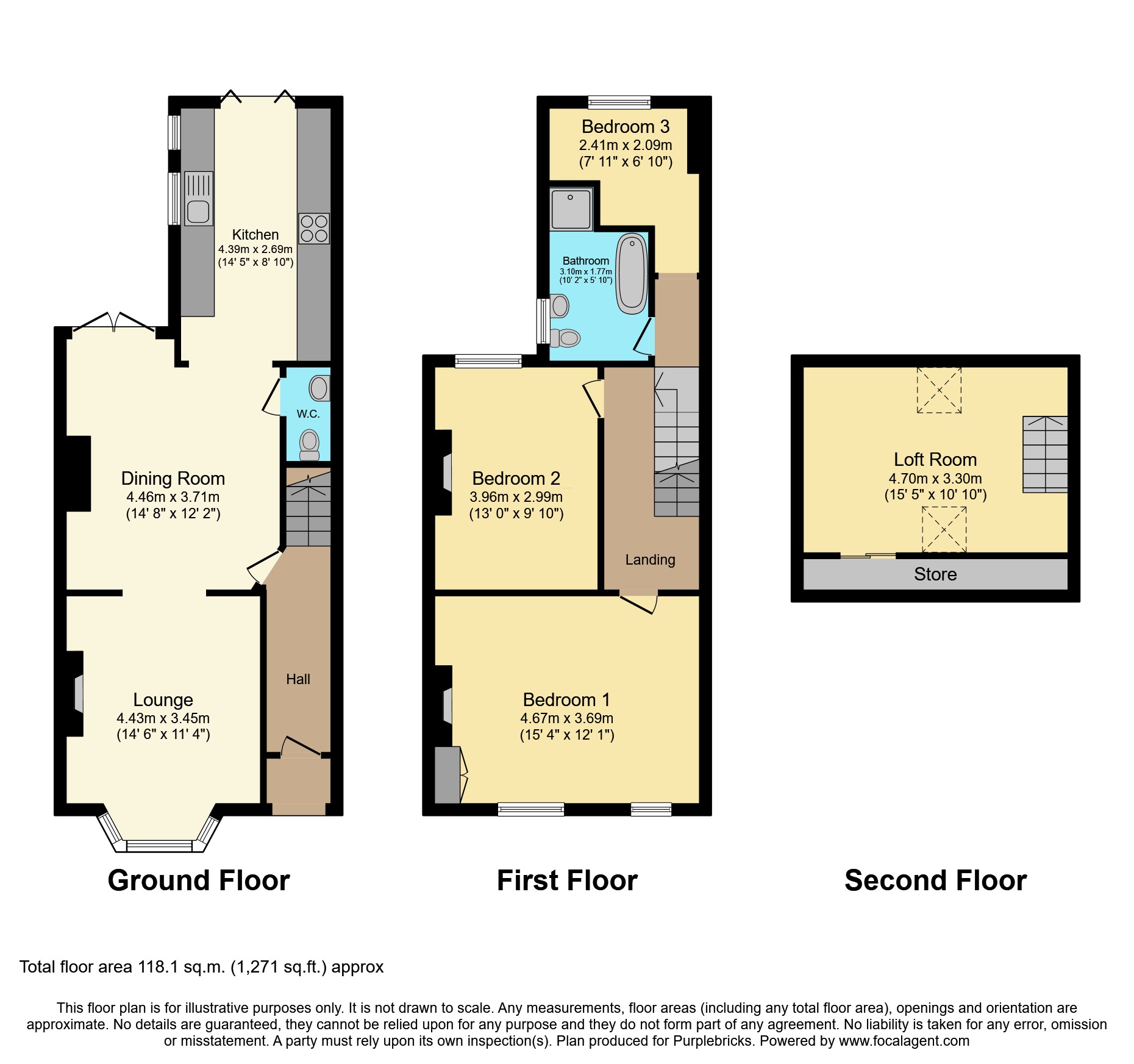 84, Ellesmere Road, Warrington floorplan
