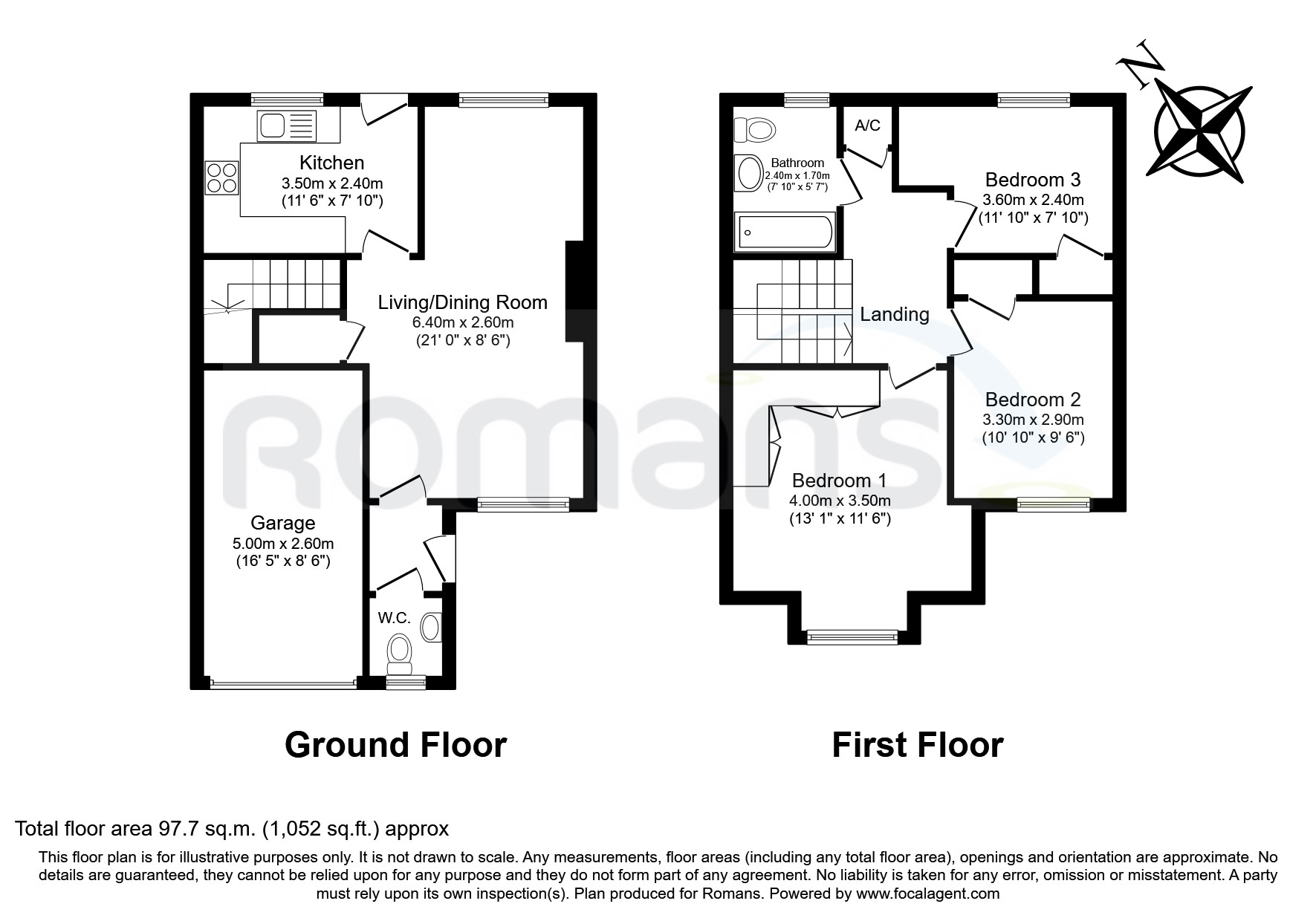 1, Gatcombe Close, Reading floorplan