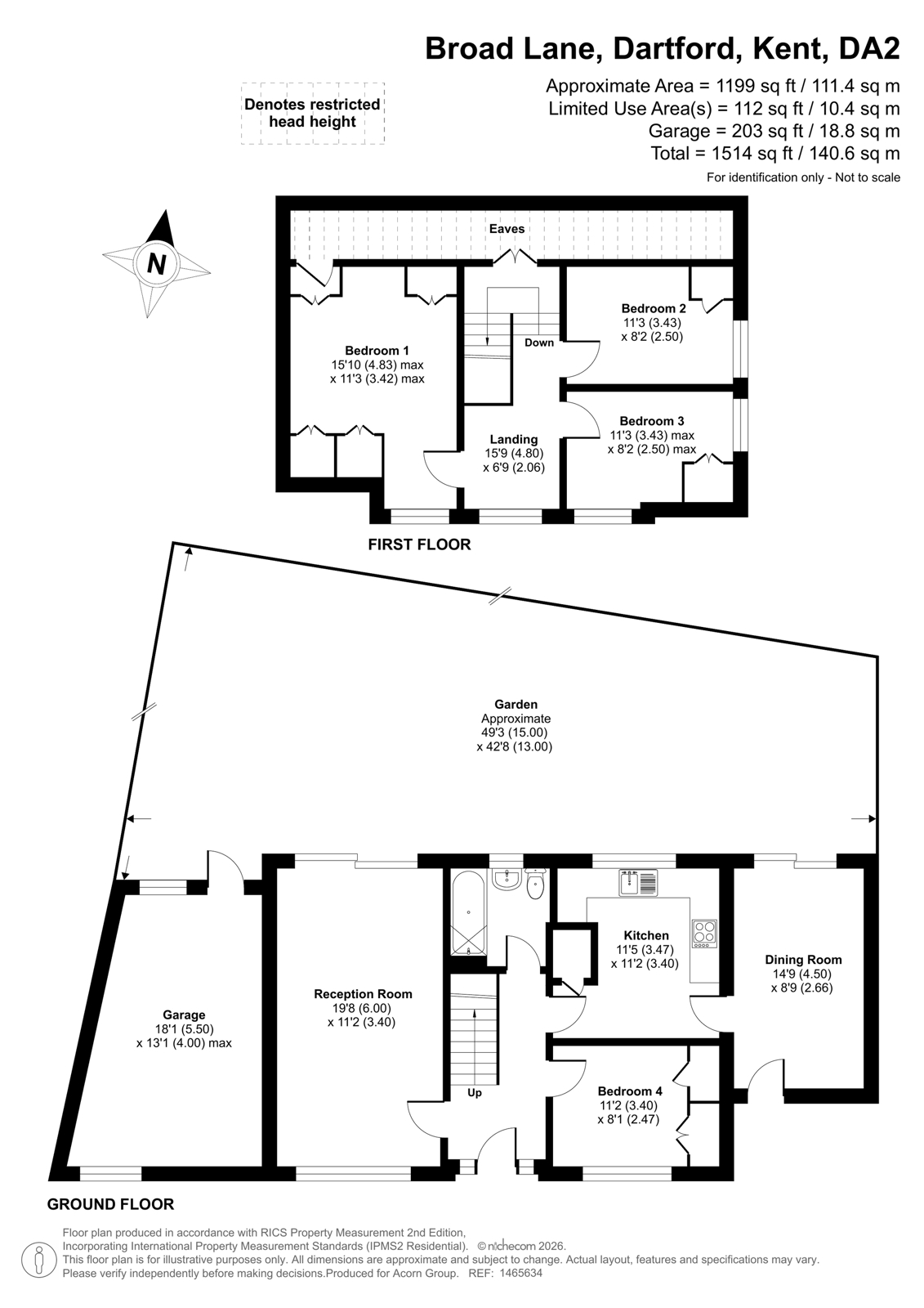 3, Broad Lane, Kent floorplan