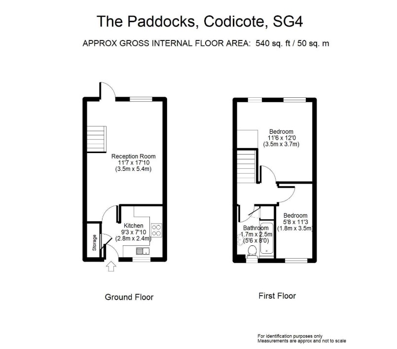 11, The Paddocks, Codicote floorplan