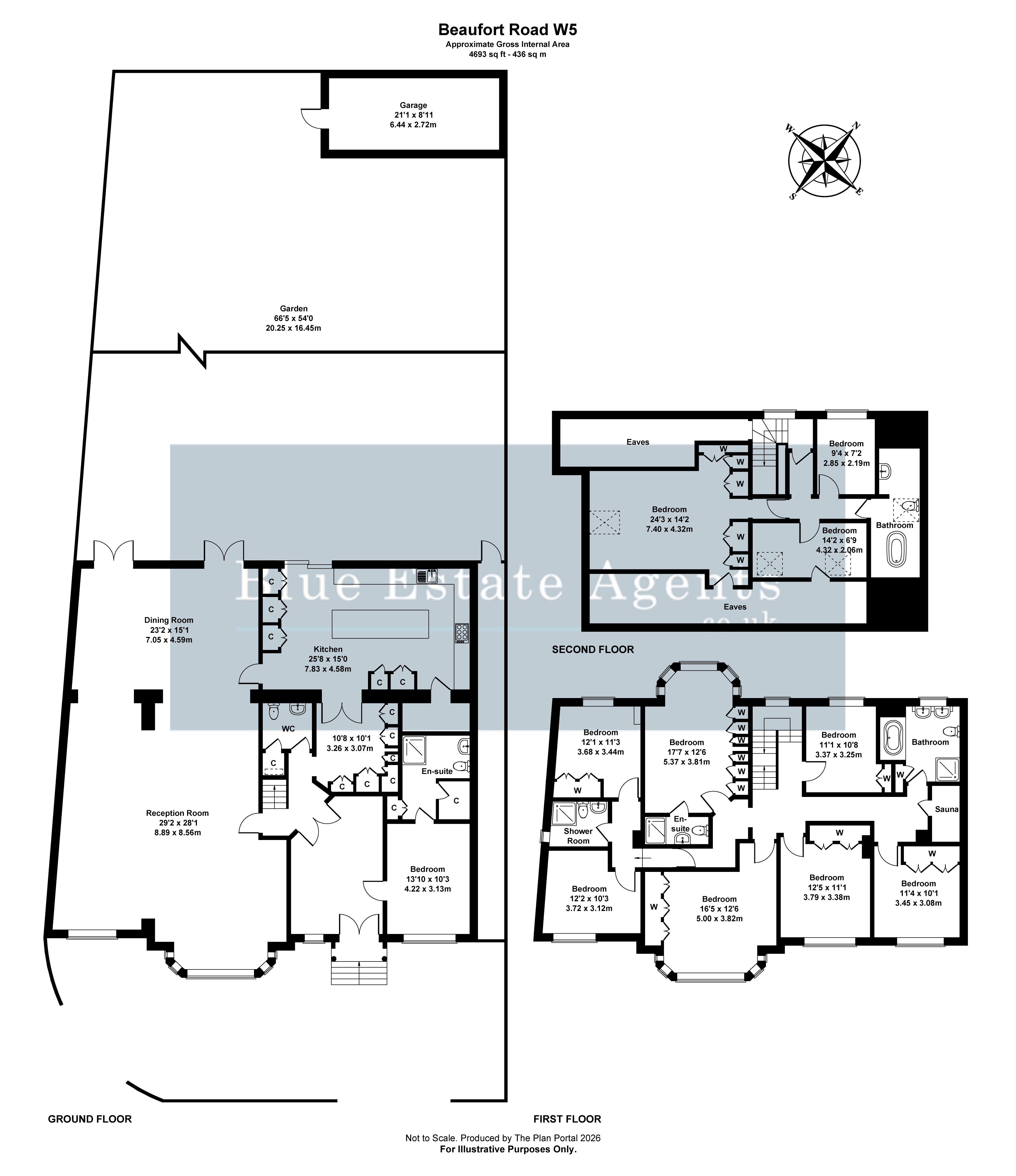 37, Beaufort Road, Ealing floorplan
