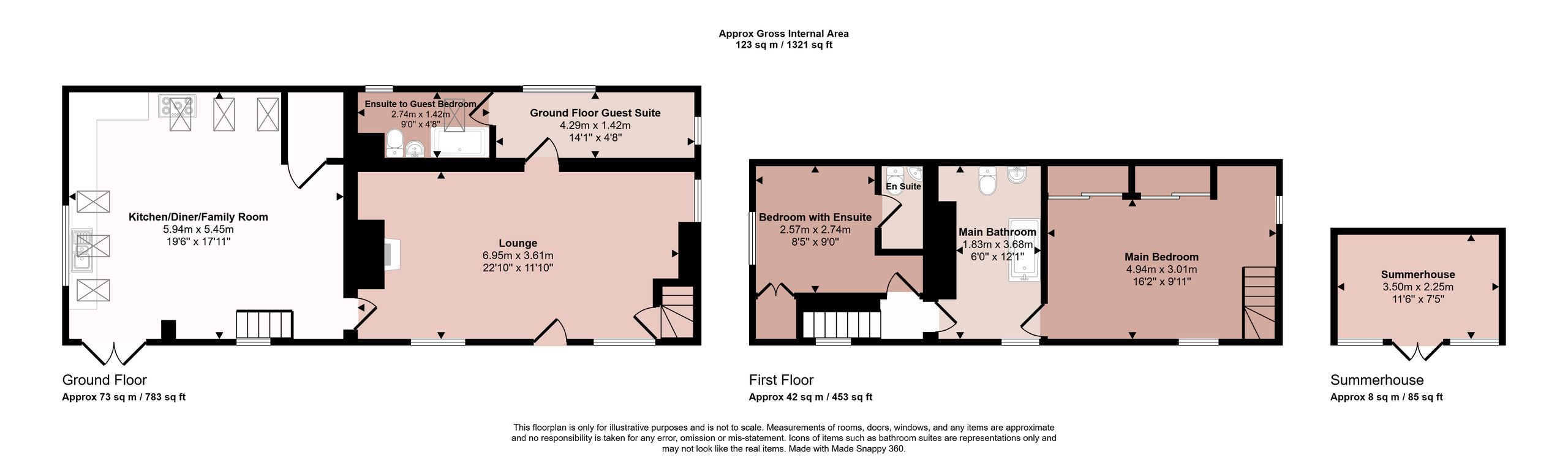 Chapelgate Cottage, Spalding floorplan