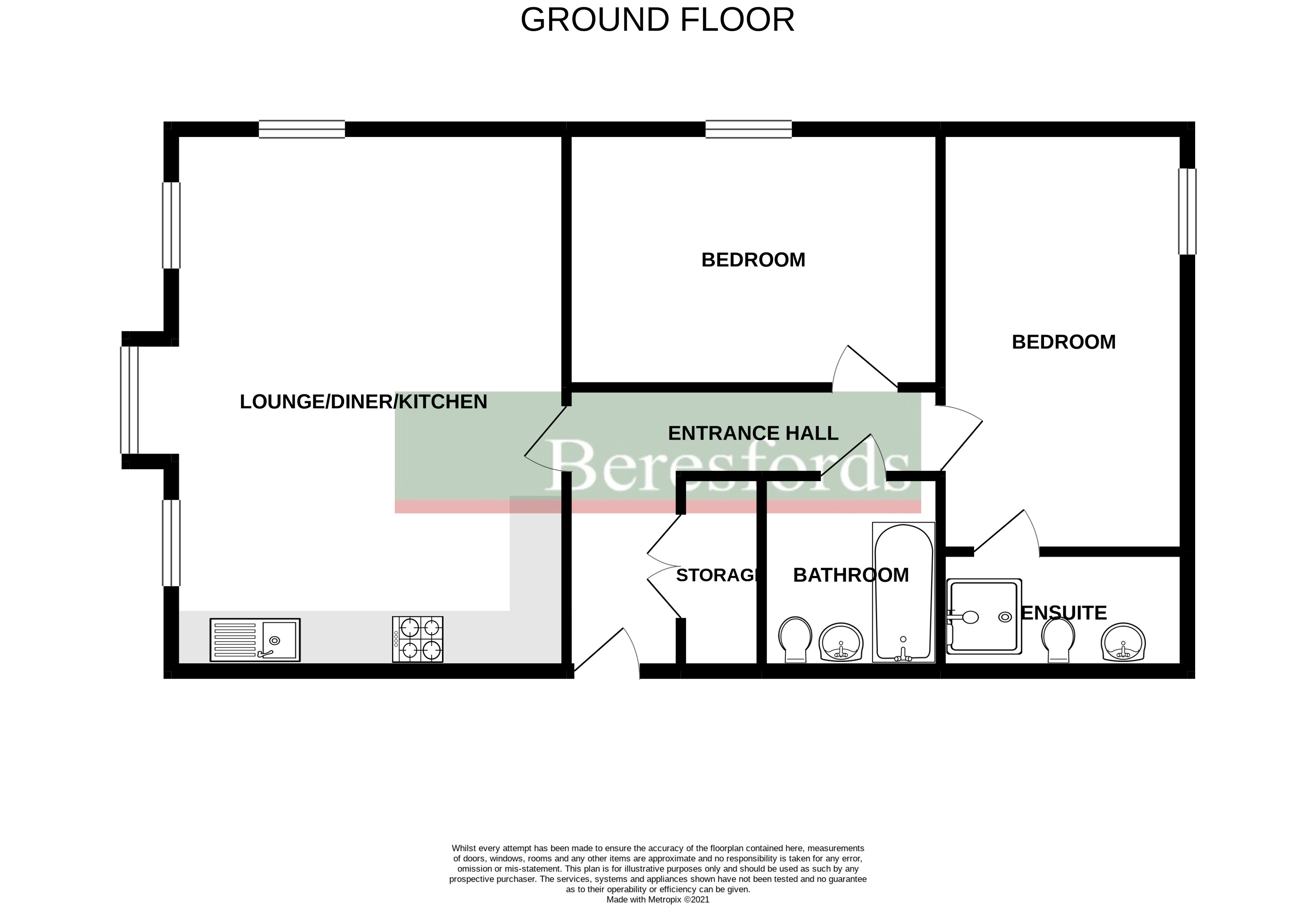 Grace Bartlett Gardens, Chelmsford CM2, 2 bedroom flat for sale