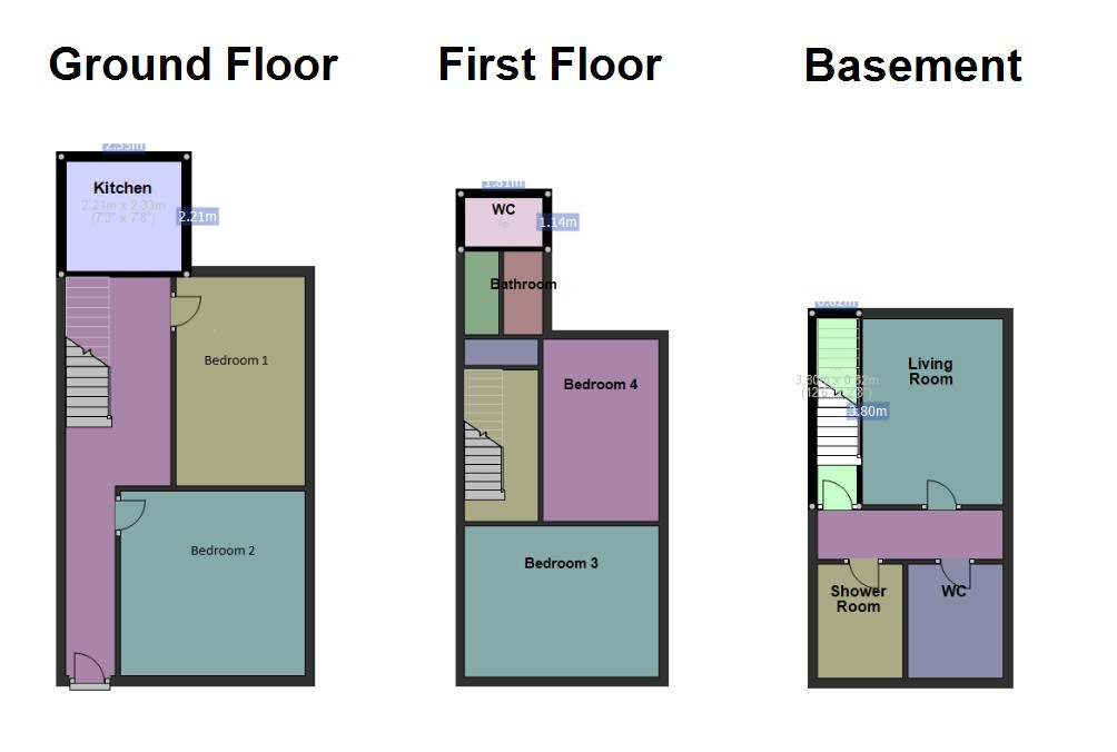 58, Christ Church Street, Preston floorplan
