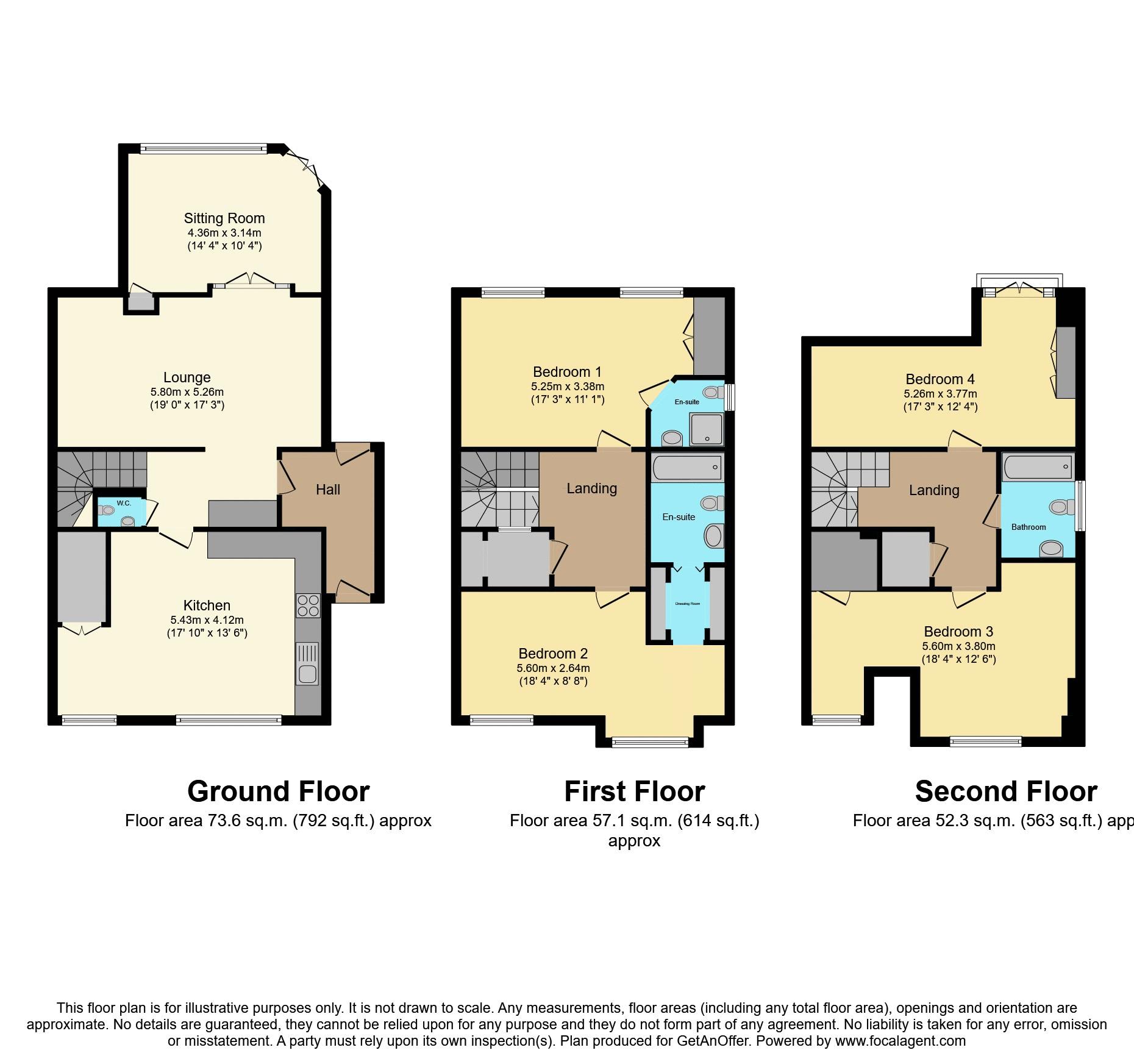 105, Bunns Lane, London floorplan