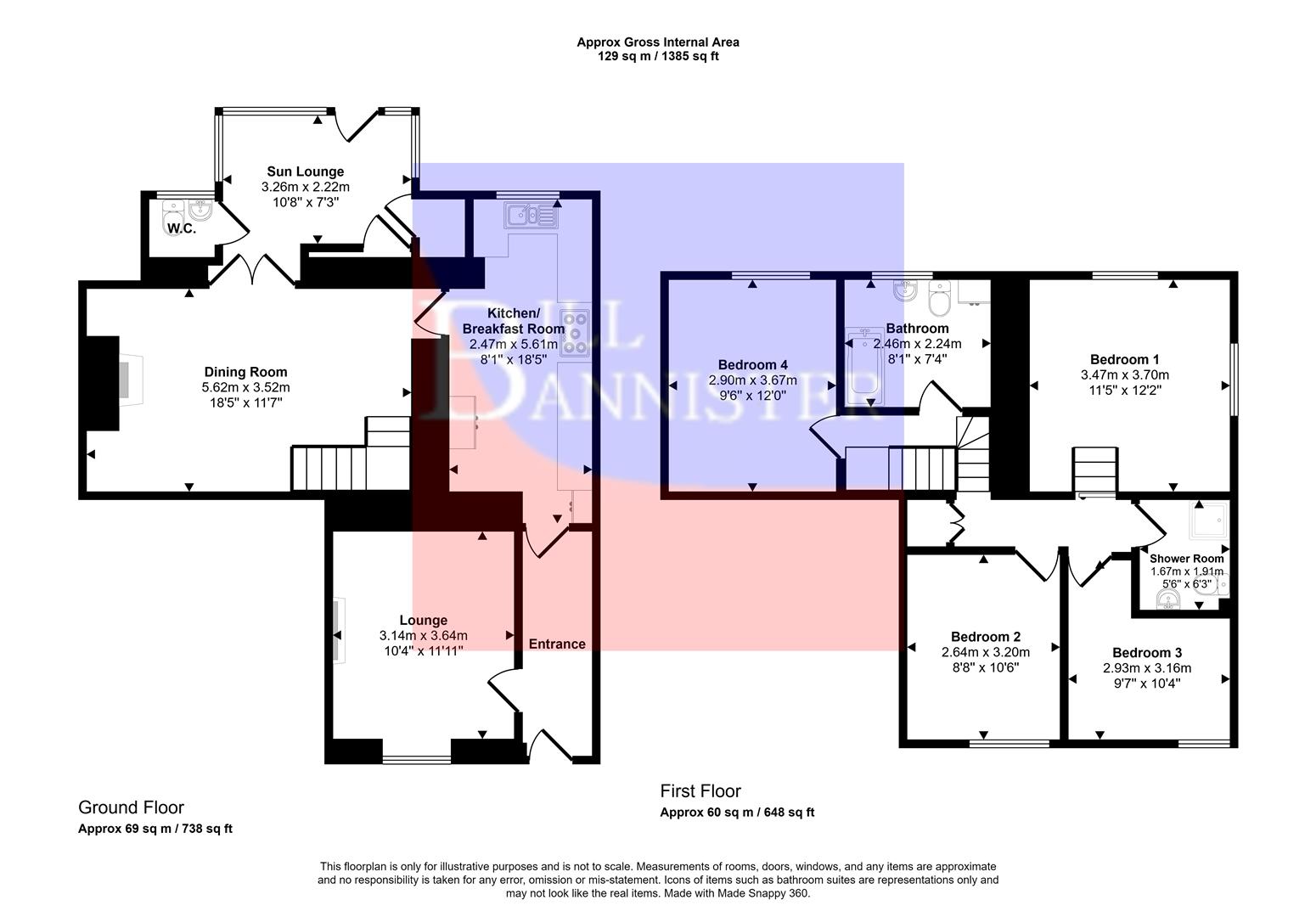 33, Drump Road, Redruth floorplan