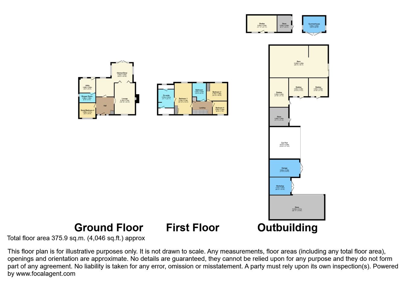 Harribels Cottage, Cheal, Spalding floorplan
