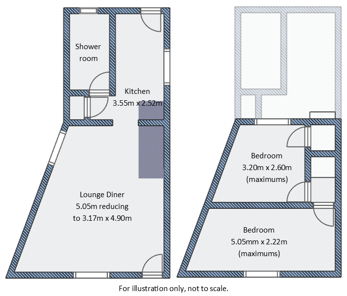 Hazeley Cottage, St Dennis floorplan