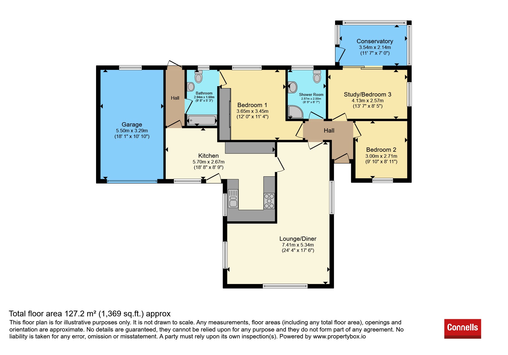 1, Hall Park, Sleaford floorplan