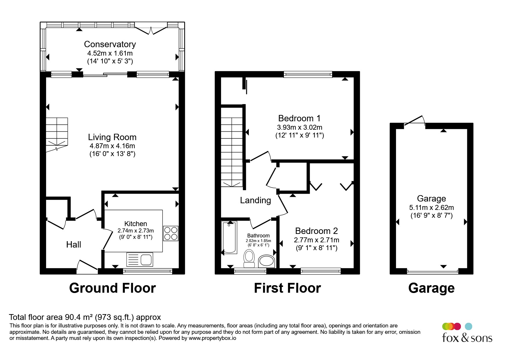 36, Barn Close, Seaford floorplan