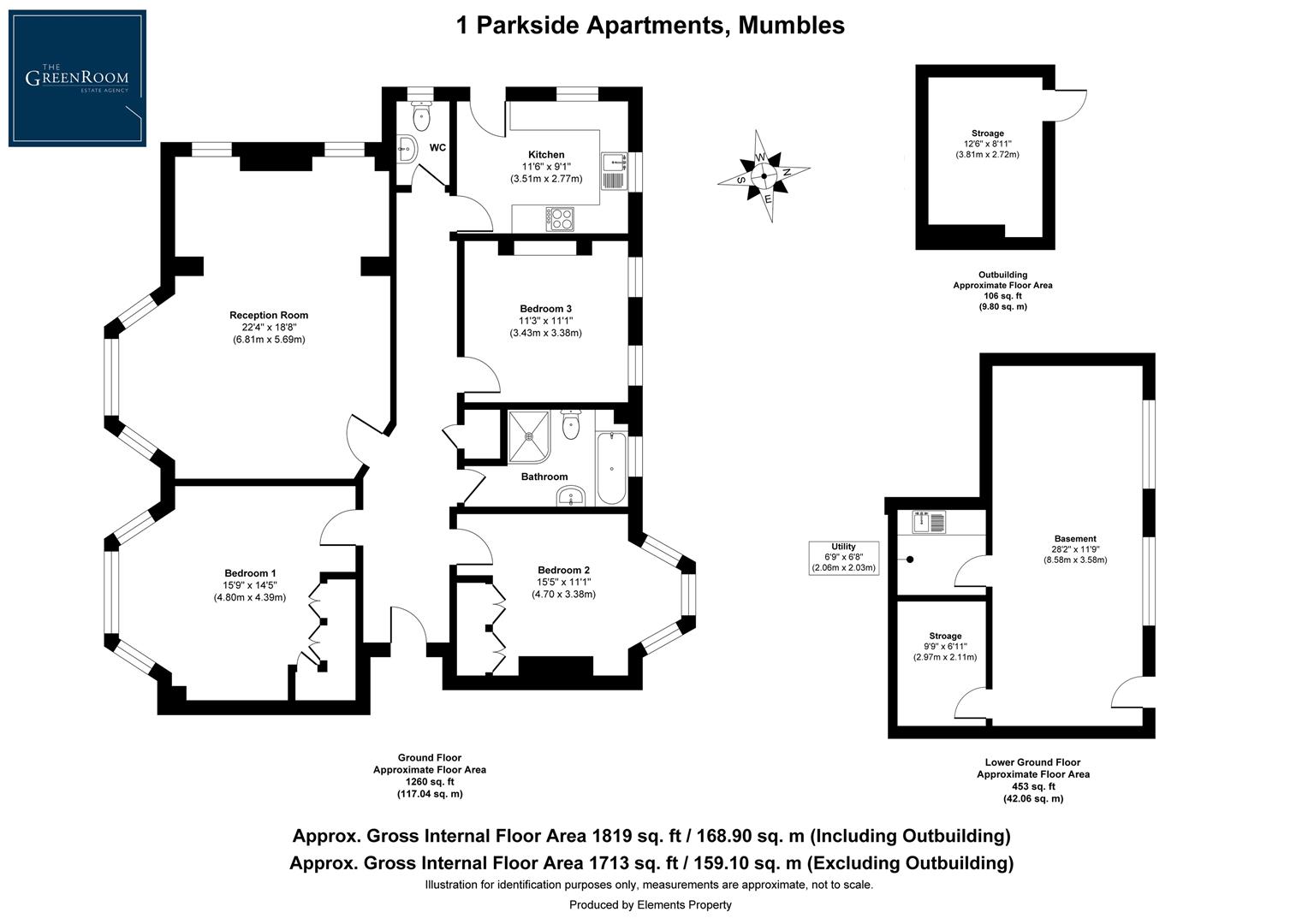 Parkside Apartments, Mumbles floorplan
