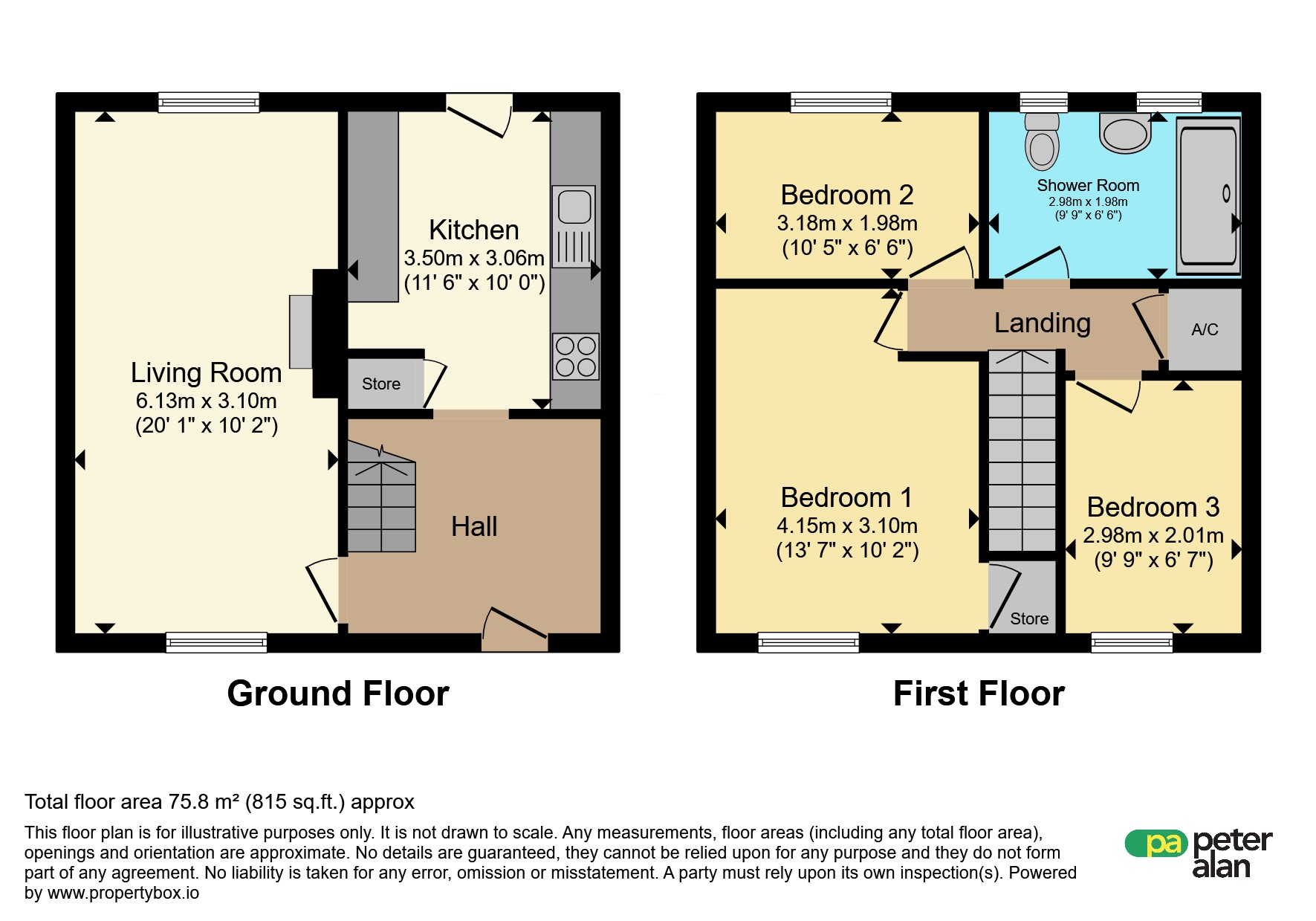 Tudor Road, Monmouth floorplan