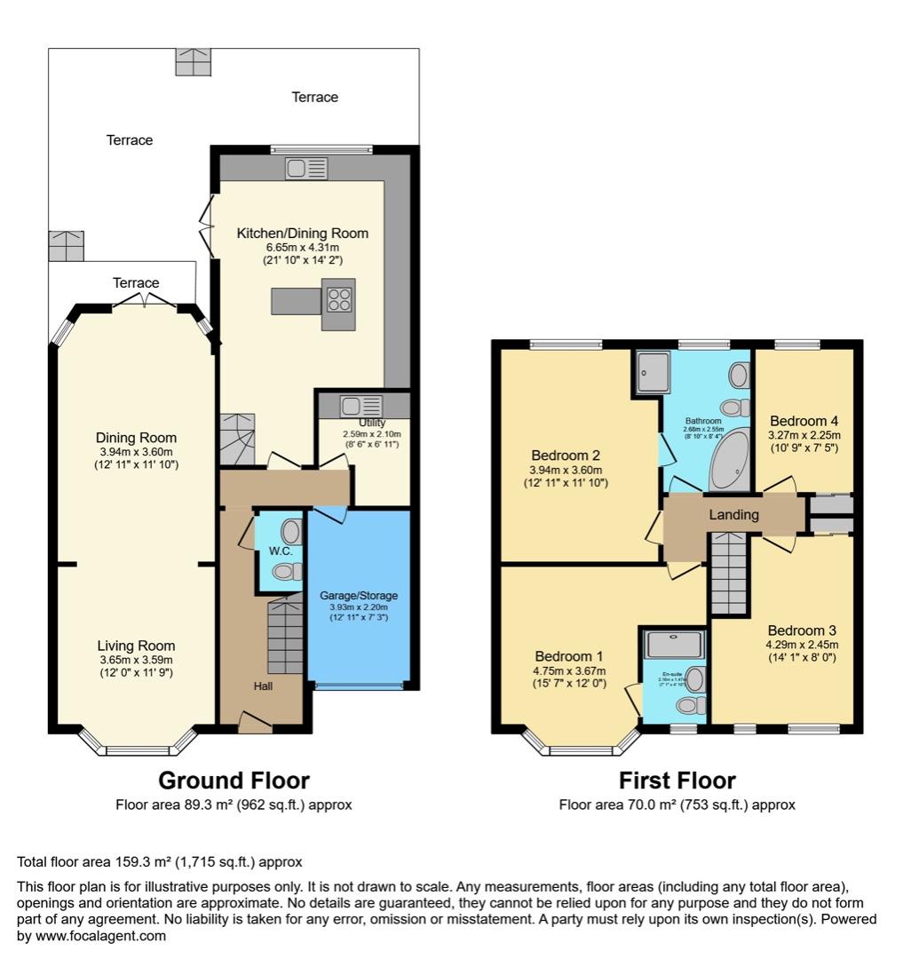 59, Crawshaw Grove, Sheffield floorplan