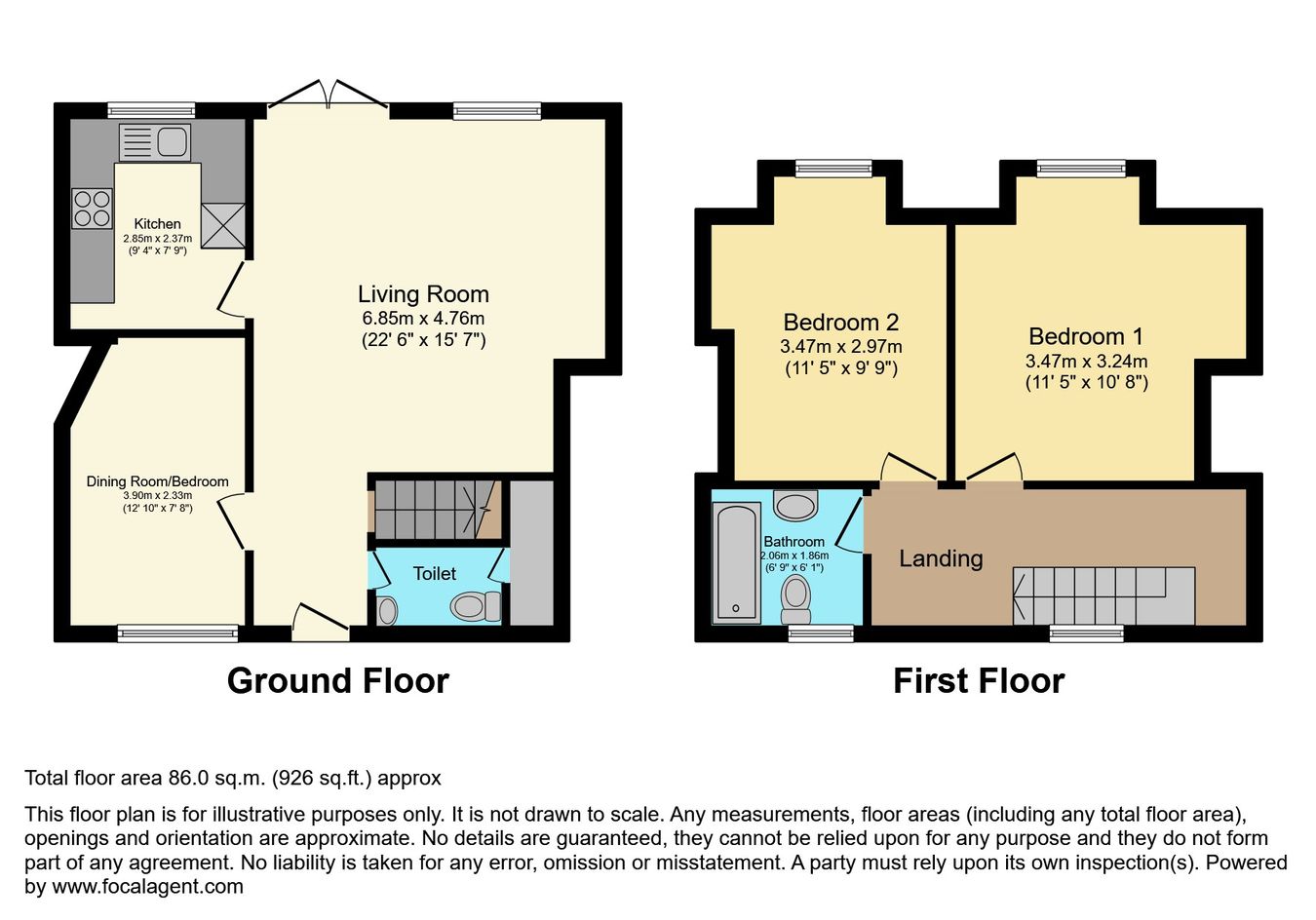 10 Frank James Court, Adelaide Grove, East Cowes floorplan