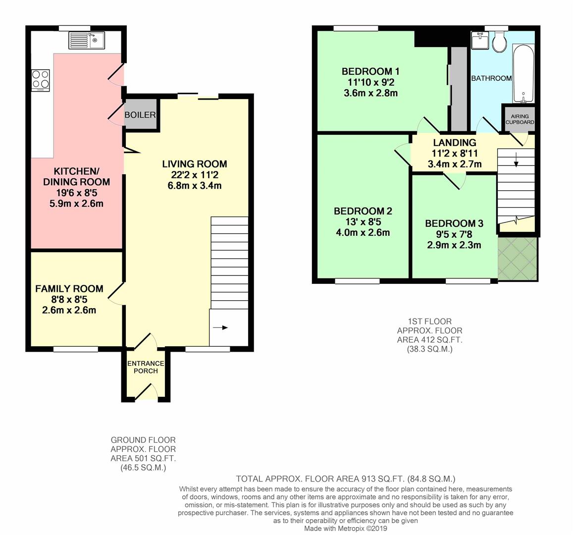 3 Bedrooms Terraced house for sale in Coalport Way, Tilehurst, Reading RG30