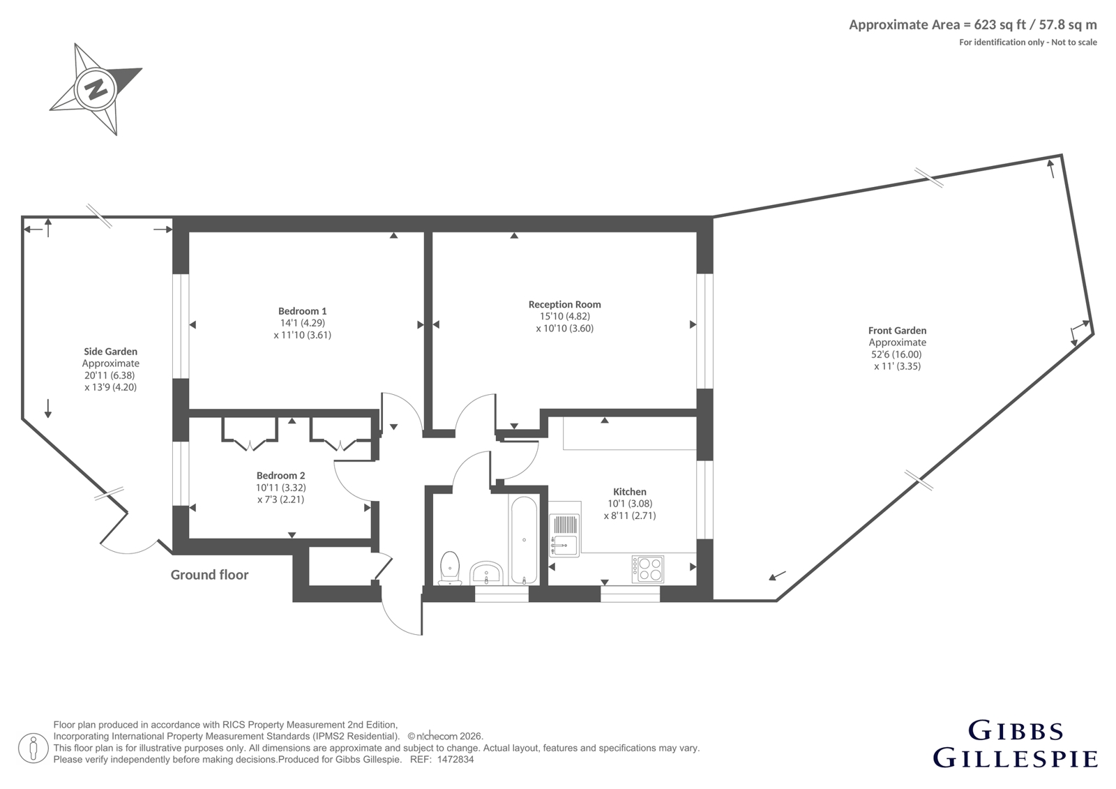 25, Godfrey Avenue, Northolt floorplan