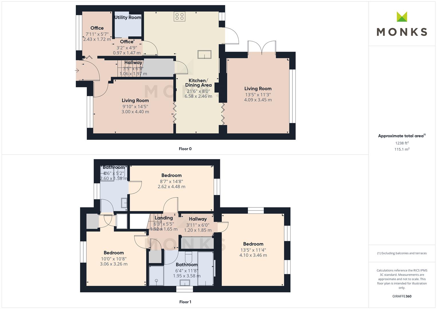 5, Acorn Close, Oswestry floorplan