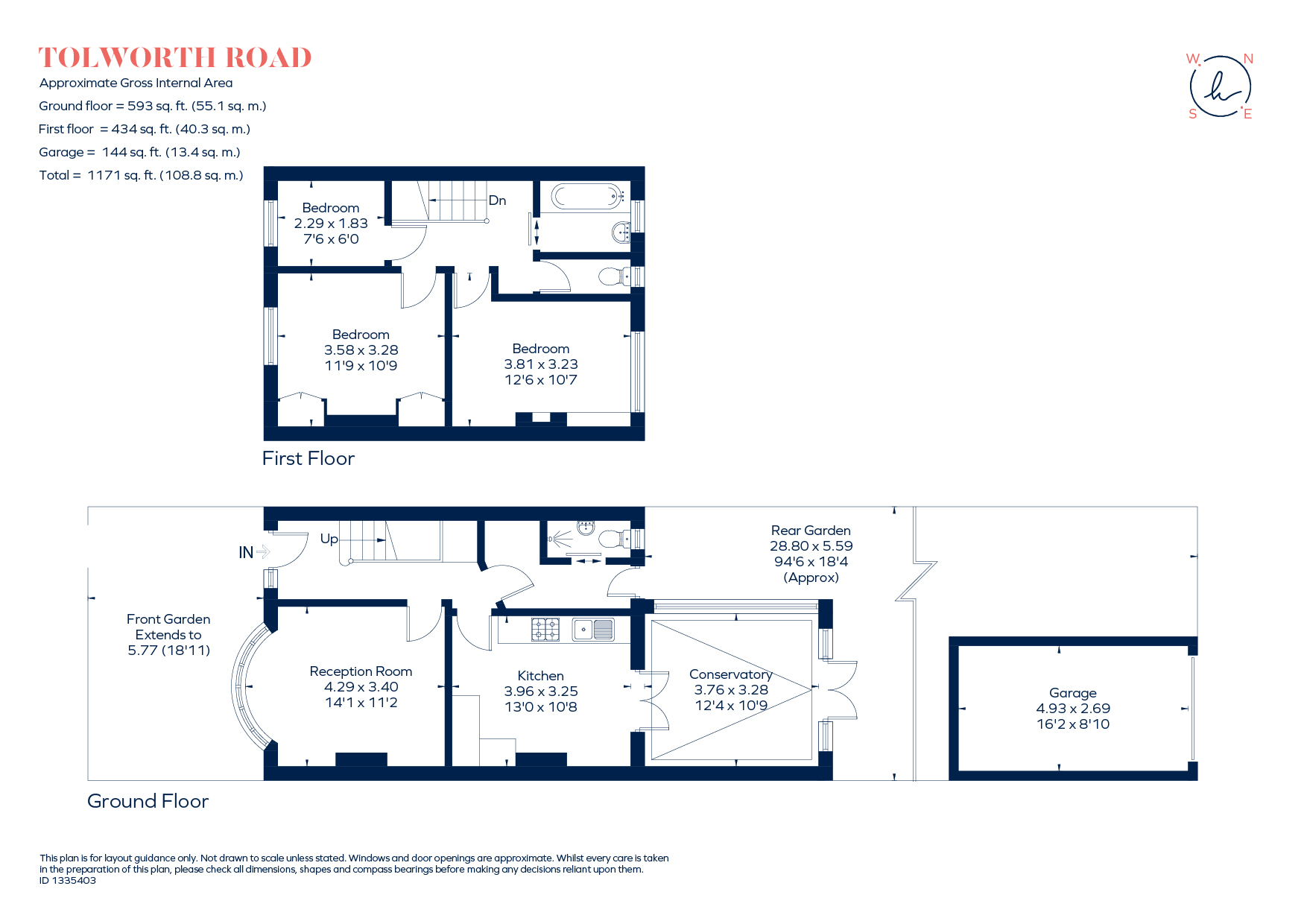 22, Tolworth Road, Surbiton floorplan