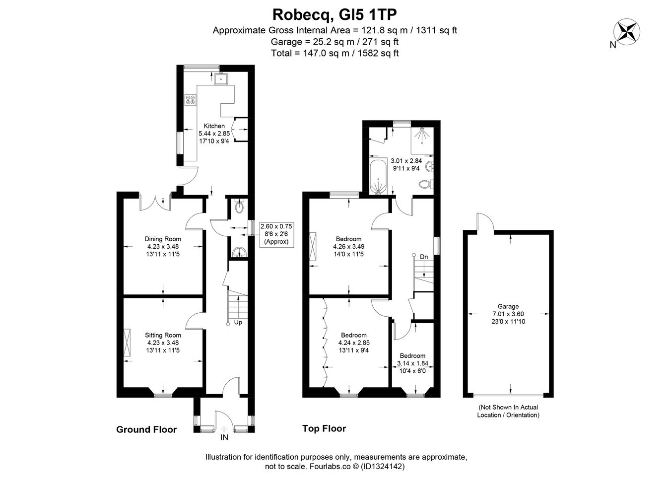 Robecq, Springfield Road  Uplands, Stroud floorplan