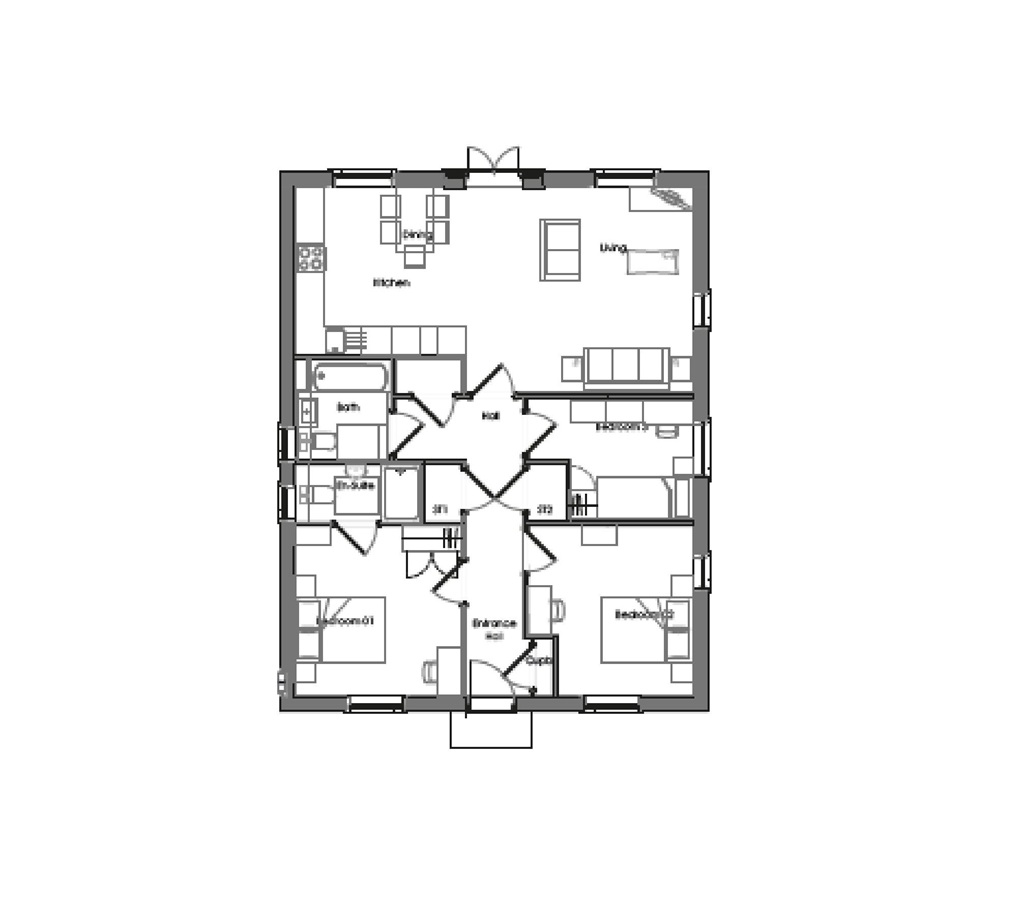 Plot 6a, The Hadleigh, Small Acres, Chelmsford floorplan