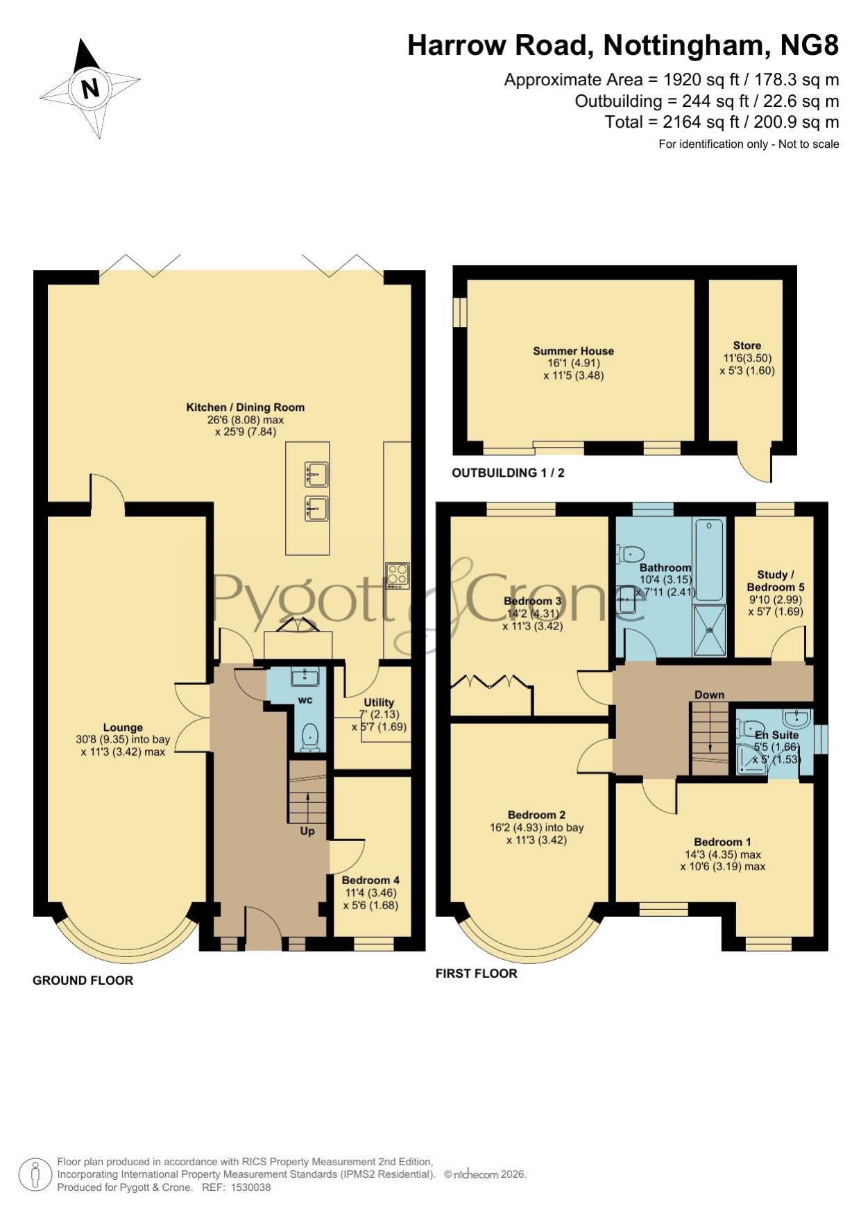 128, Harrow Road, Nottingham floorplan