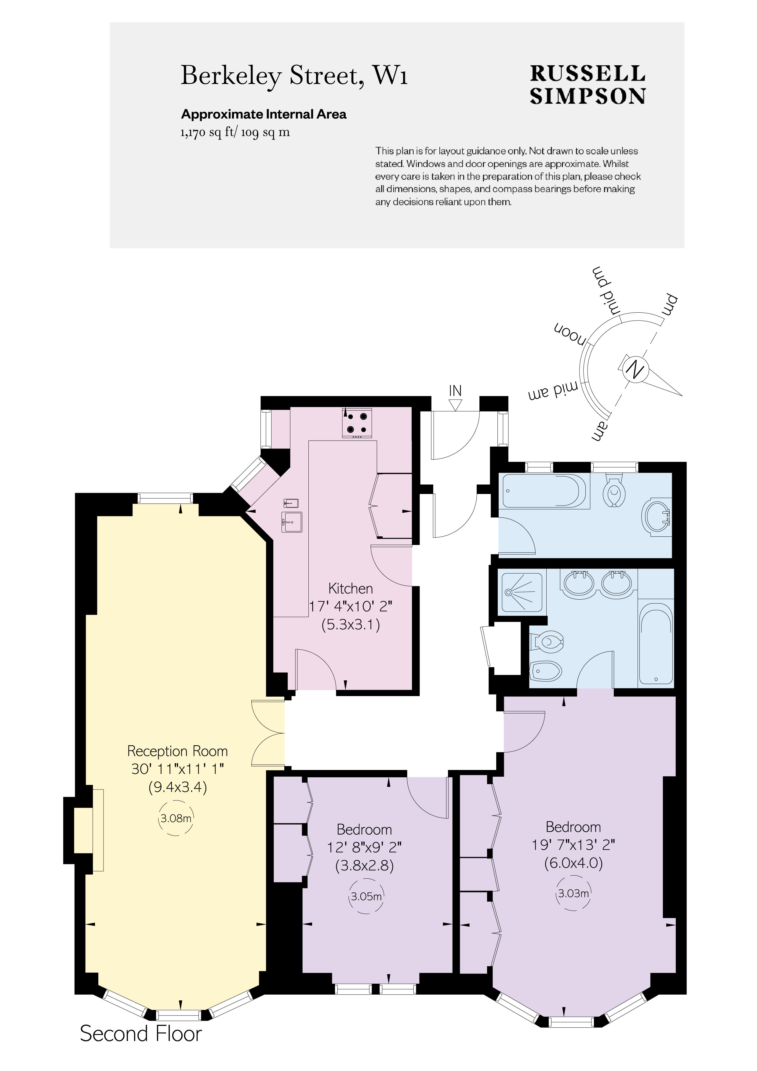 6, 17, Berkeley Street, Mayfair floorplan