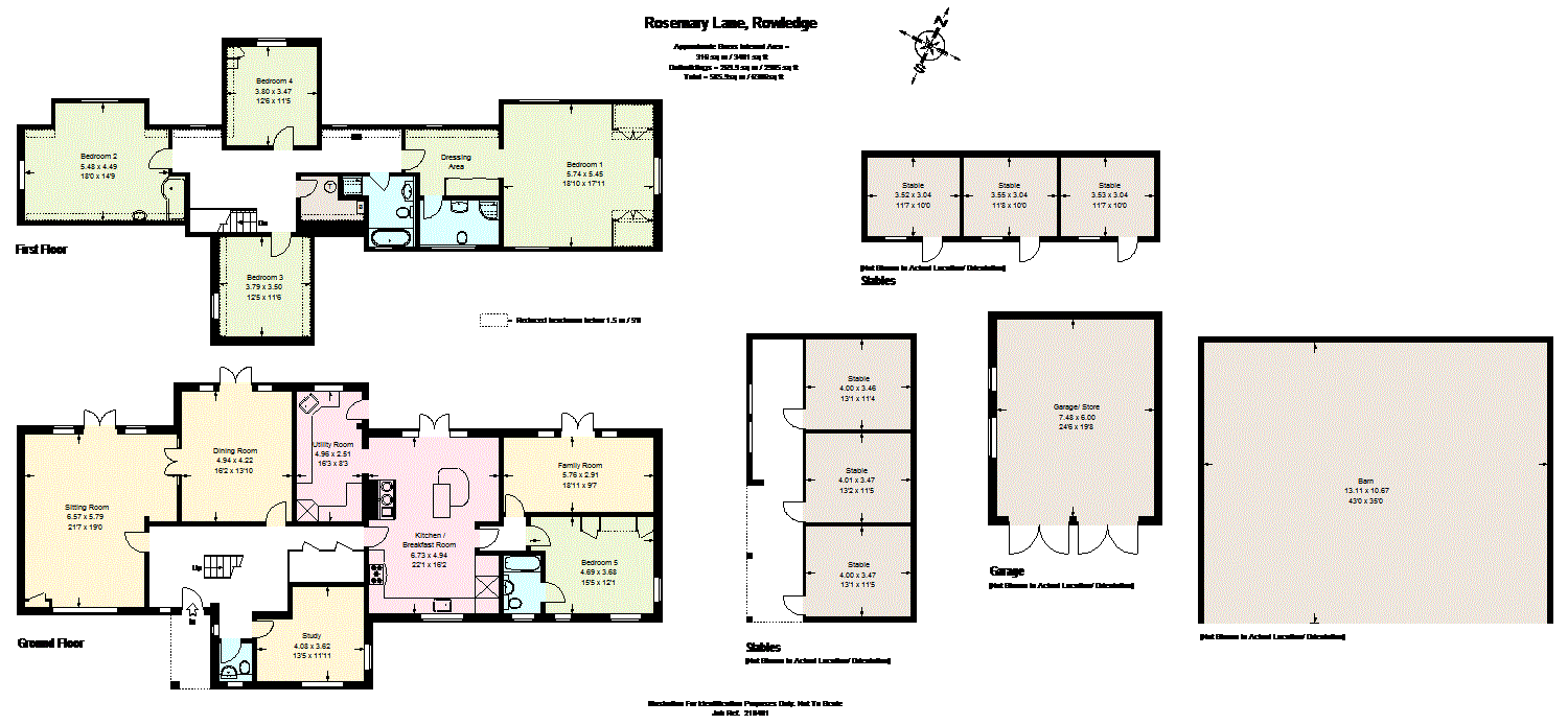 5 Bedrooms Detached house for sale in Rosemary Lane, Rowledge, Farnham, Surrey GU10