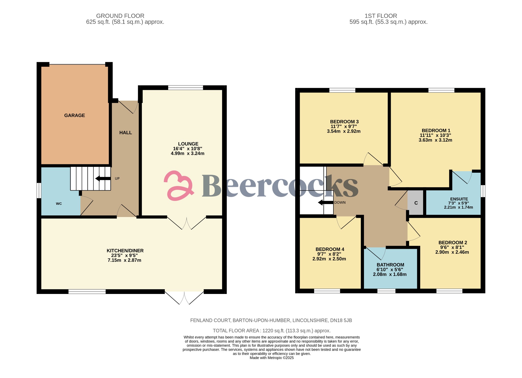 8, Fenland Court, Barton-Upon-Humber floorplan