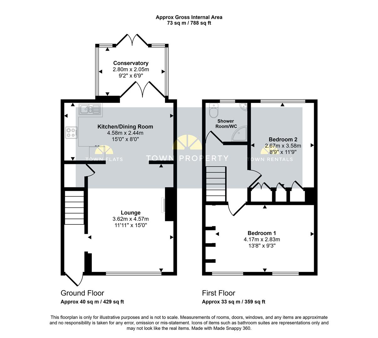 53, Priory Road, Eastbourne floorplan