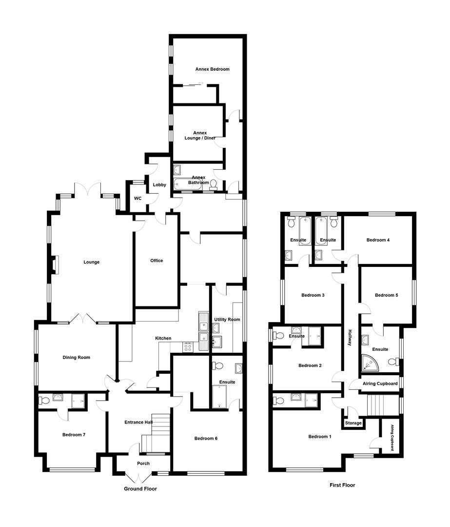 34, Victoria Avenue, Swanage floorplan